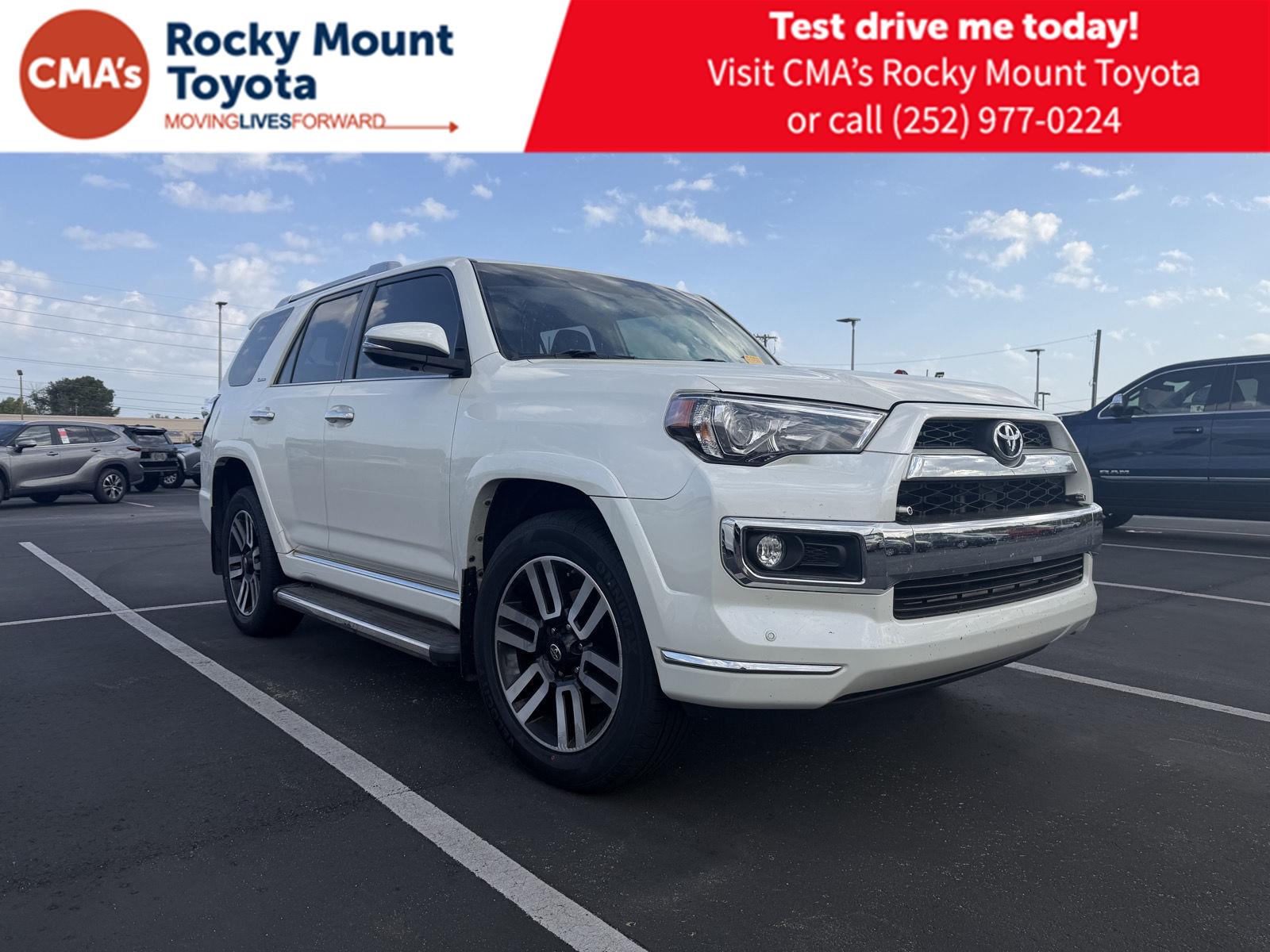 White (Blizzard Pearl) 2019 Toyota 4Runner Limited 4WD SUV / Crossover All-Wheel Drive 5-Speed Automatic