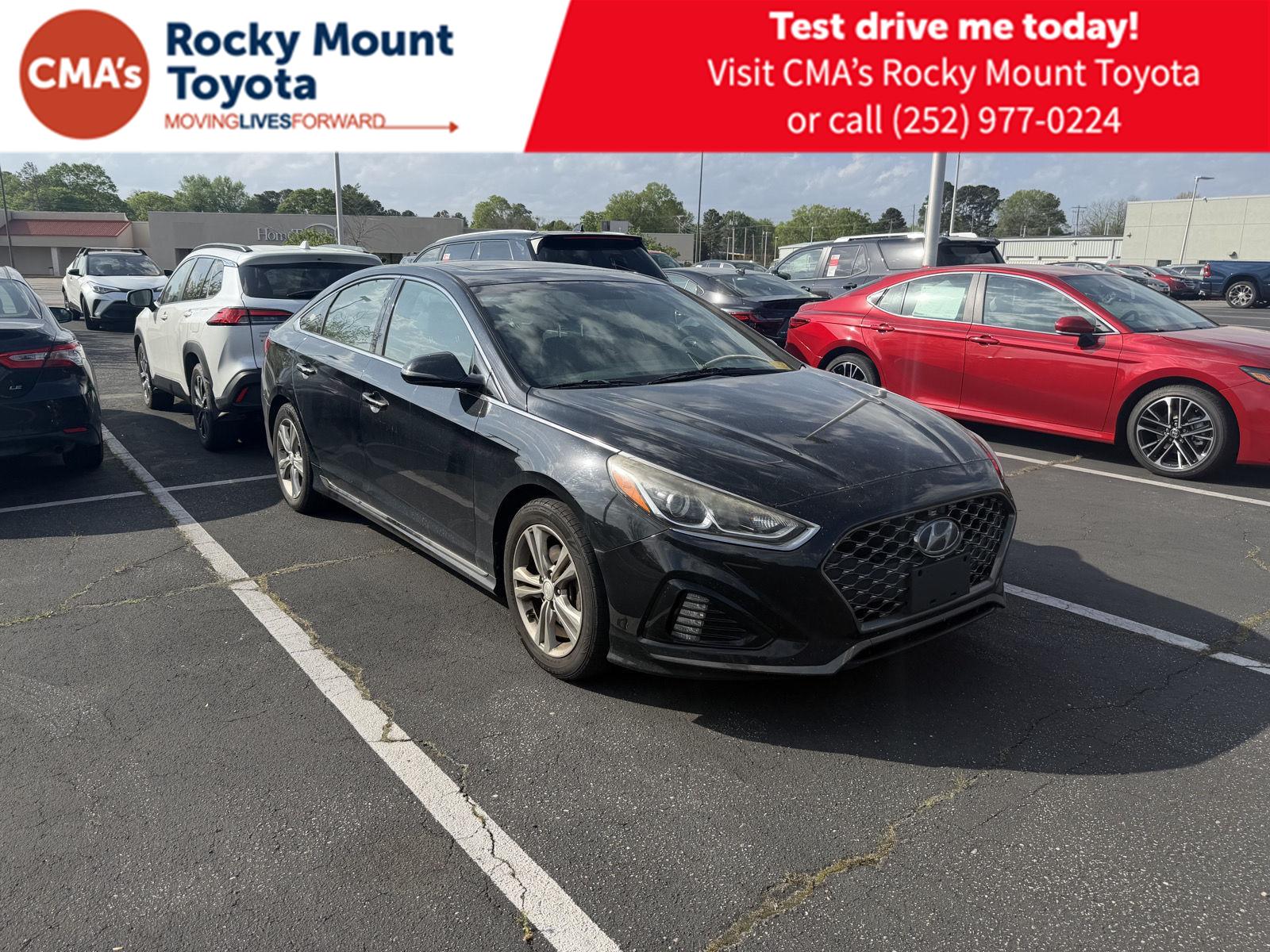 Phantom Black 2018 Hyundai Sonata Sport FWD Sedan Front-Wheel Drive Automatic