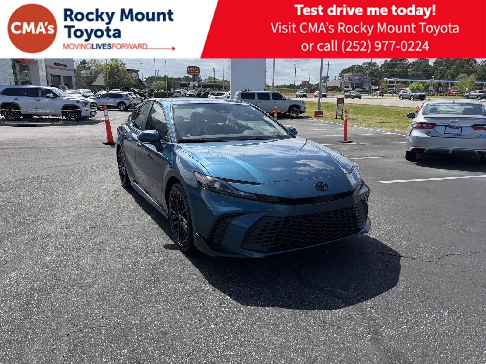 Ocean Gem 2025 Toyota Camry SE FWD Sedan Front-Wheel Drive Continuously Variable Transmission