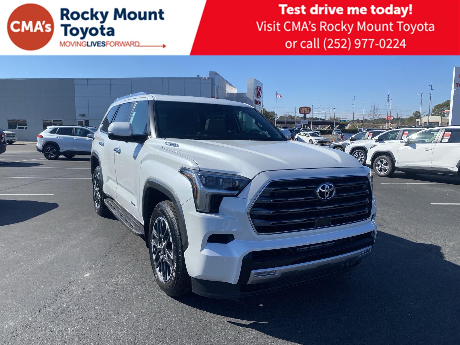 White (Wind Chill Pearl) 2026 Toyota Sequoia Limited 4WD SUV / Crossover Four-Wheel Drive Automatic
