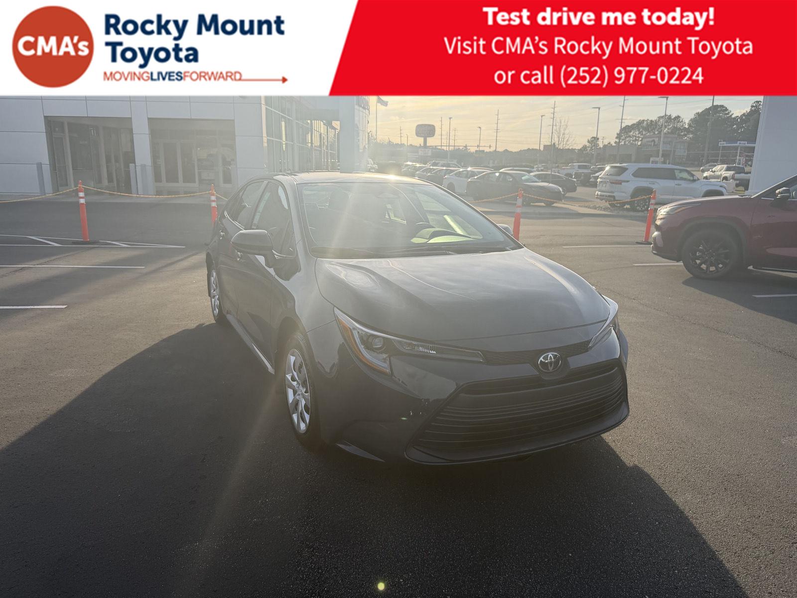 Underground 2026 Toyota Corolla LE FWD Sedan Front-Wheel Drive Continuously Variable Transmission