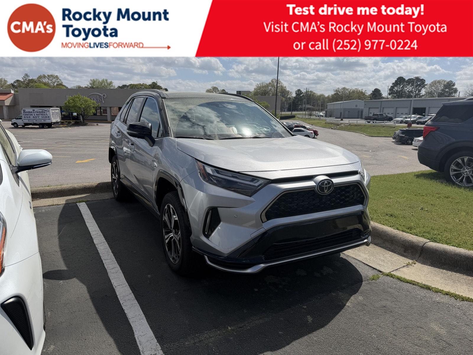 Silver Sky Metallic w/Midnight Black Metallic Roof 2025 Toyota RAV4 Plug-in Hybrid XSE AWD SUV / Crossover All-Wheel Drive Continuously Variable Transmission