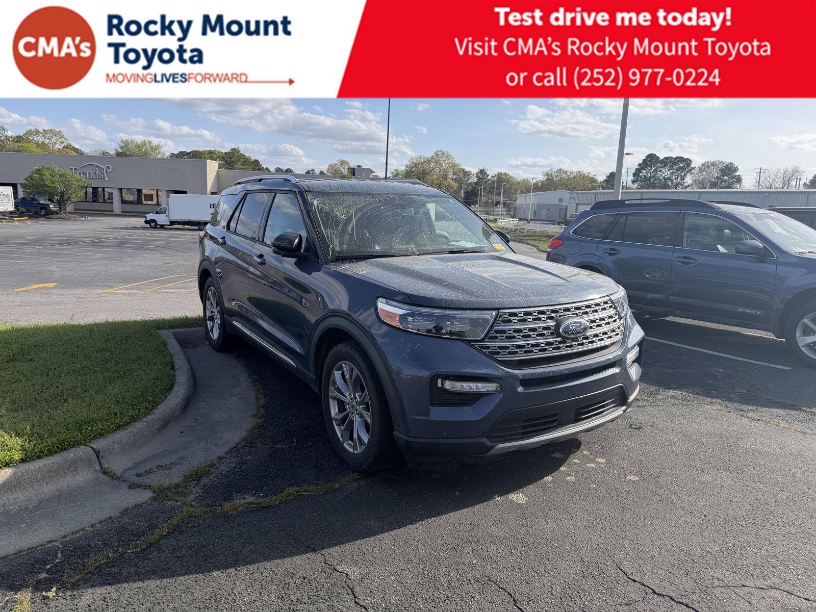 Infinite Blue Metallic Tinted Clearcoat 2021 Ford Explorer Limited RWD SUV / Crossover Rear-Wheel Drive Automatic