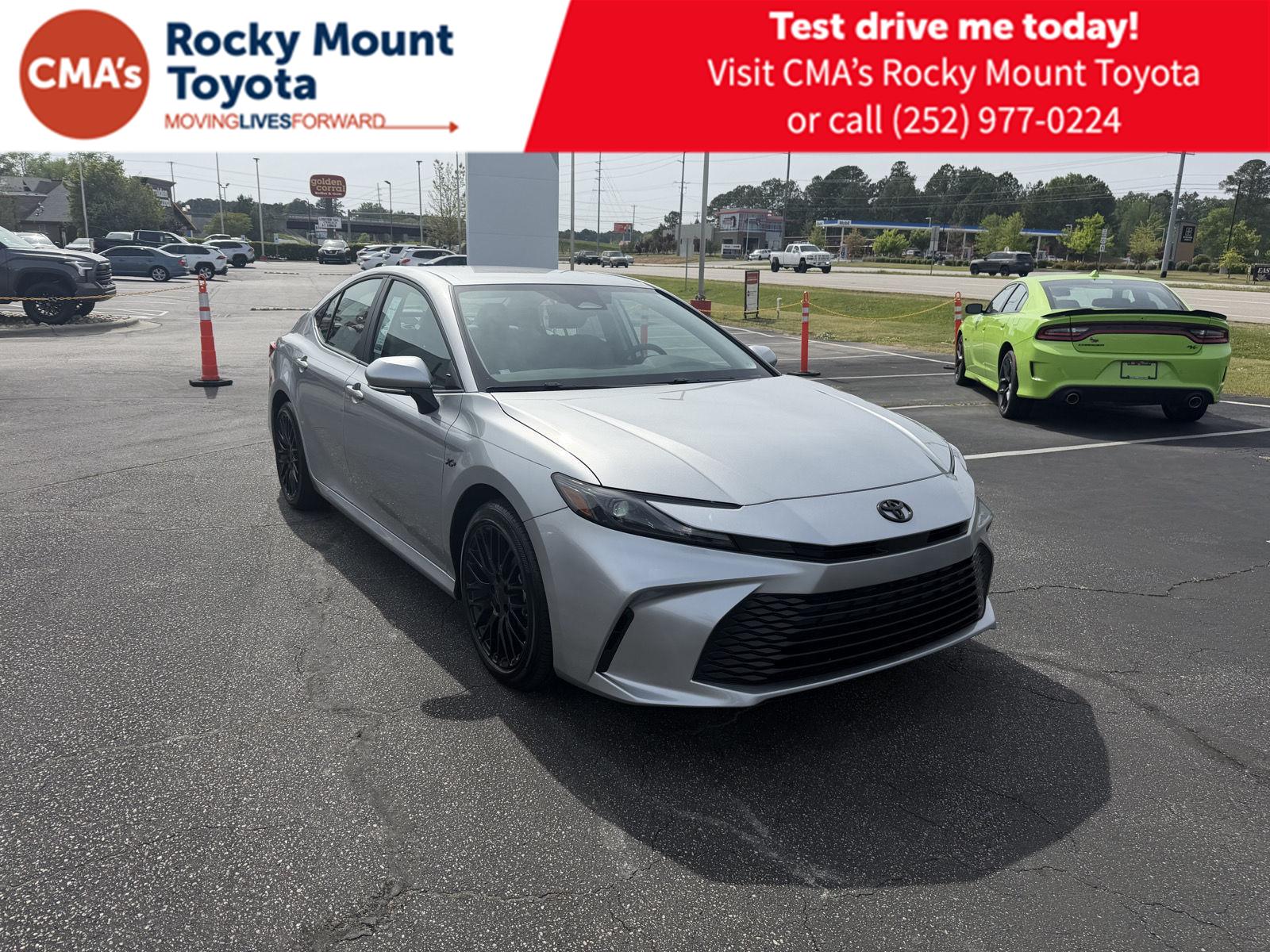 Celestial Silver Metallic 2025 Toyota Camry LE FWD Sedan Front-Wheel Drive Continuously Variable Transmission