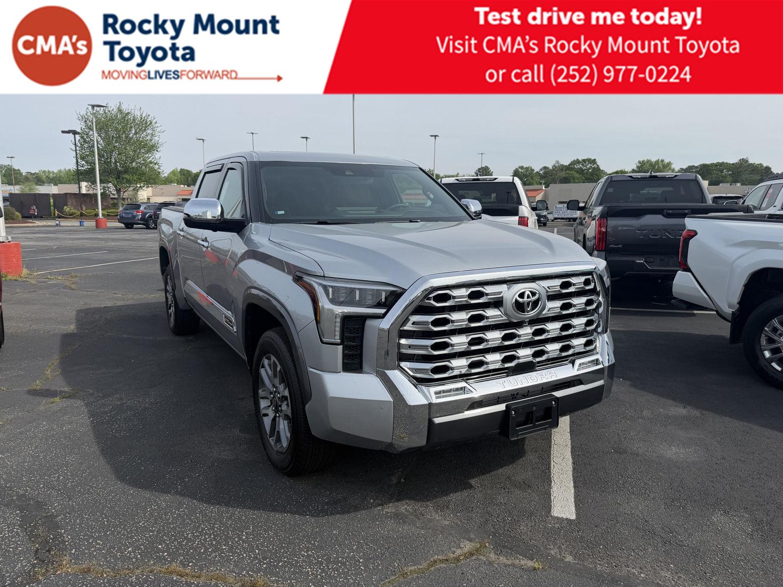 Celestial Silver Metallic 2025 Toyota Tundra 1794 Edition CrewMax Cab 4WD Pickup Truck Four-Wheel Drive Automatic