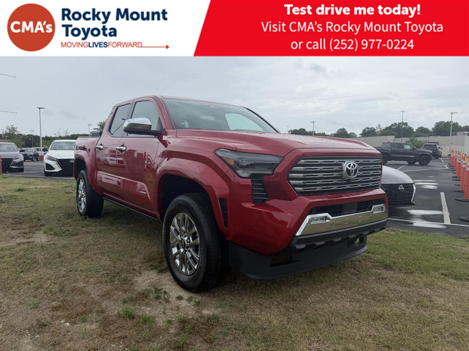 Supersonic Red 2024 Toyota Tacoma Pickup Truck Four-Wheel Drive 8-Speed Automatic