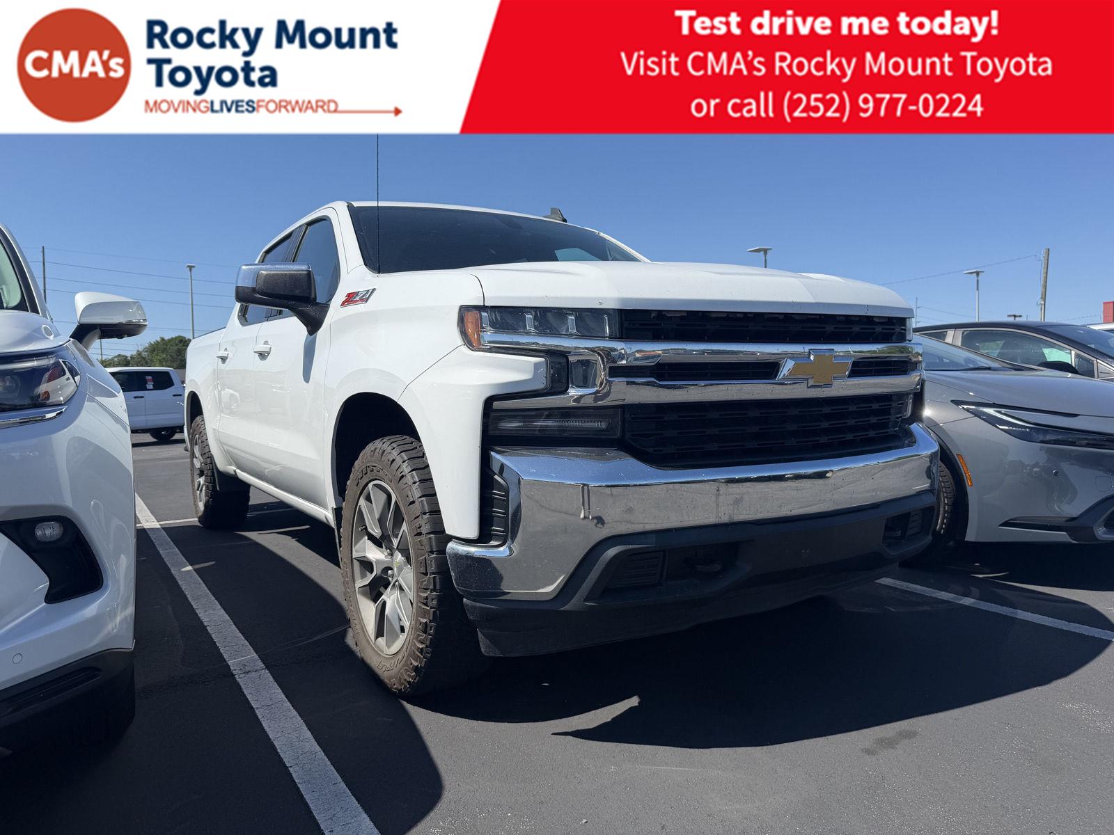 Summit White 2020 Chevrolet Silverado 1500 LT Crew Cab 4WD Pickup Truck Four-Wheel Drive 8-Speed Automatic