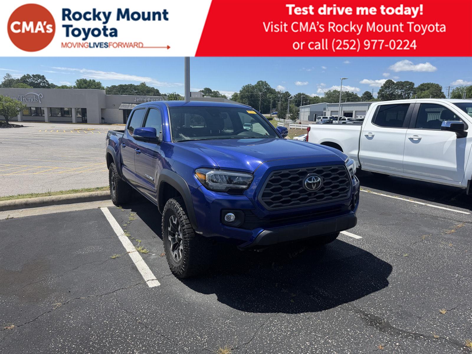 Blue Crush Metallic 2023 Toyota Tacoma Pickup Truck Four-Wheel Drive 6-Speed Automatic