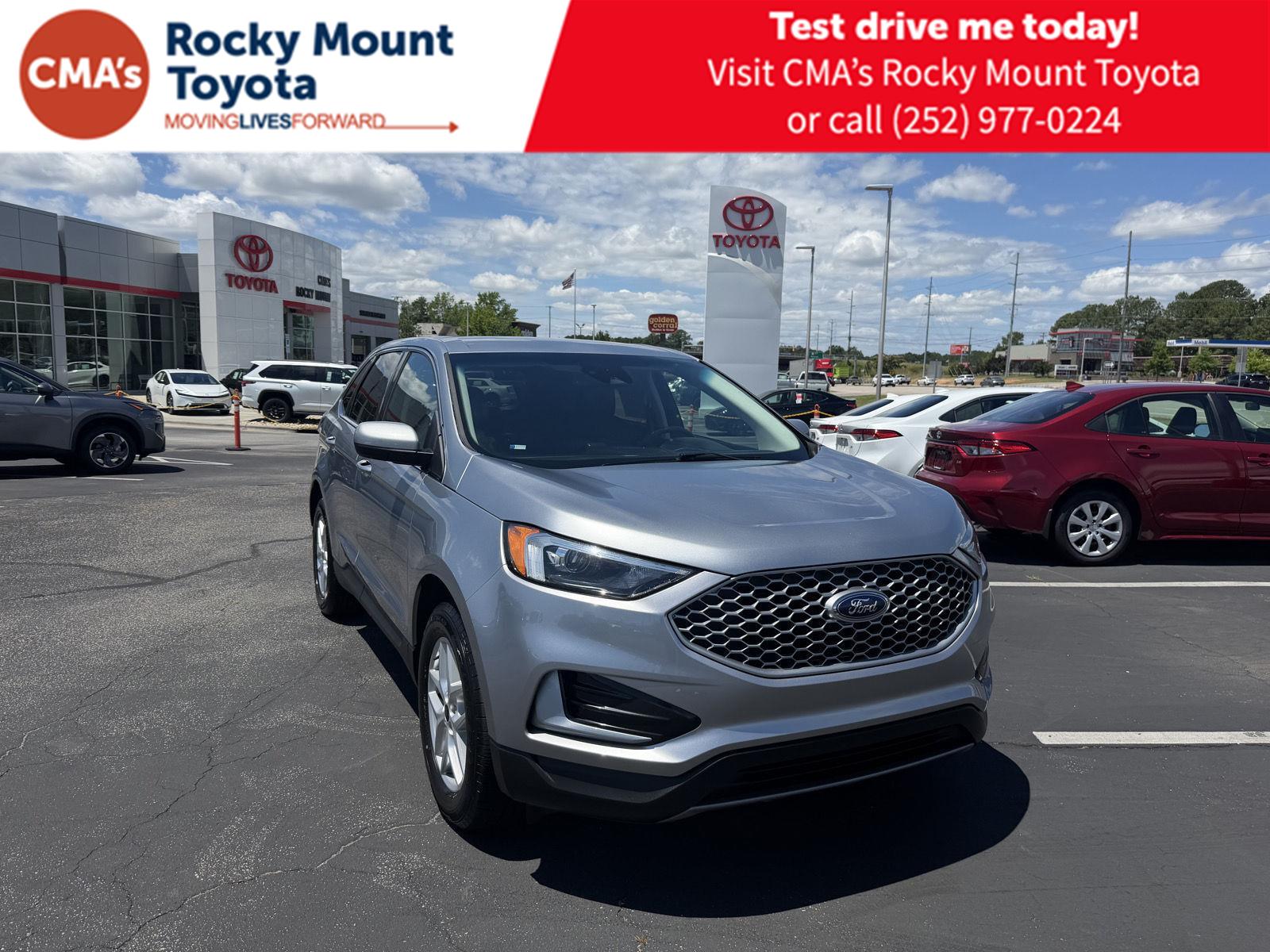 Iconic Silver 2024 Ford Edge SUV / Crossover All-Wheel Drive 8-Speed Automatic