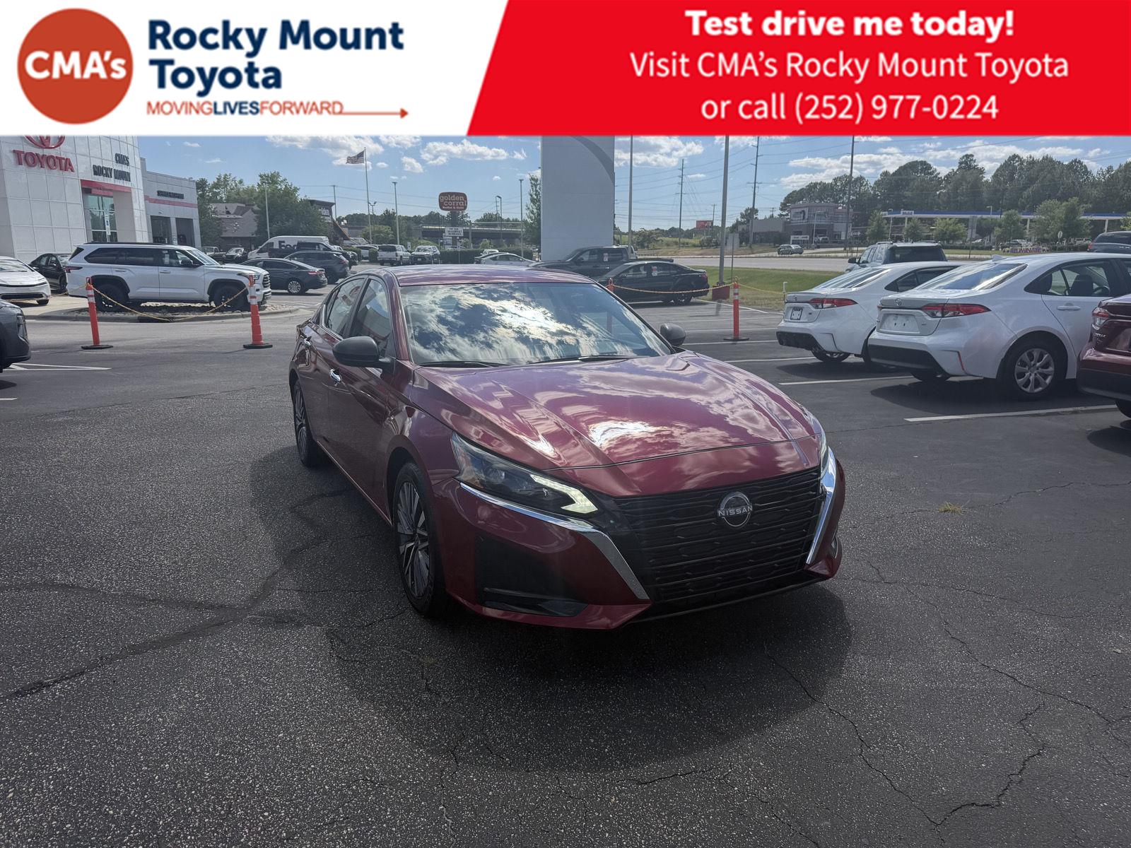 Red (Scarlet Ember) 2025 Nissan Altima Sedan Front-Wheel Drive Continuously Variable Transmission
