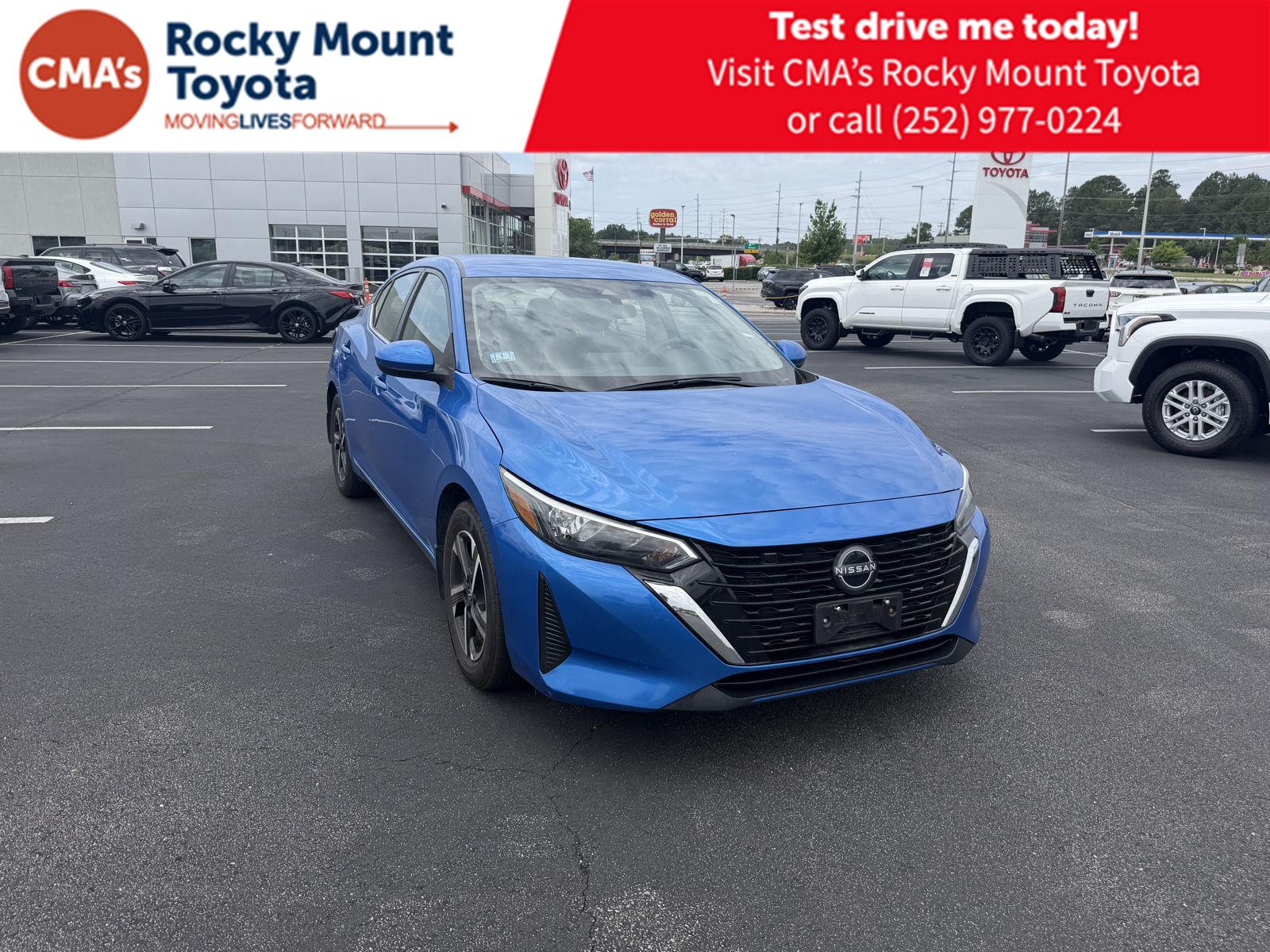 Electric Blue Metallic 2025 Nissan Sentra Sedan Front-Wheel Drive Continuously Variable Transmission
