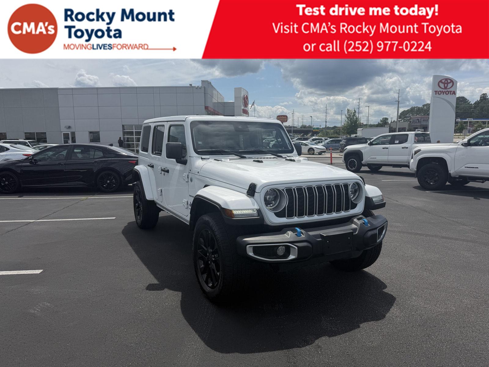 Bright White Clearcoat 2024 Jeep Wrangler 4xe SUV / Crossover Four-Wheel Drive 8-Speed Automatic