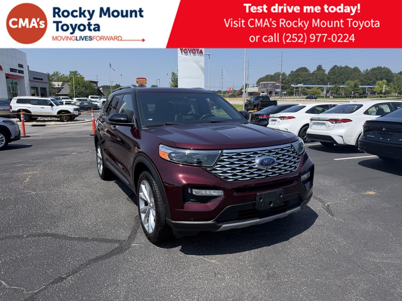 Red (Burgundy Velvet Metallic Tinted Clearcoat) 2022 Ford Explorer SUV / Crossover All-Wheel Drive Automatic
