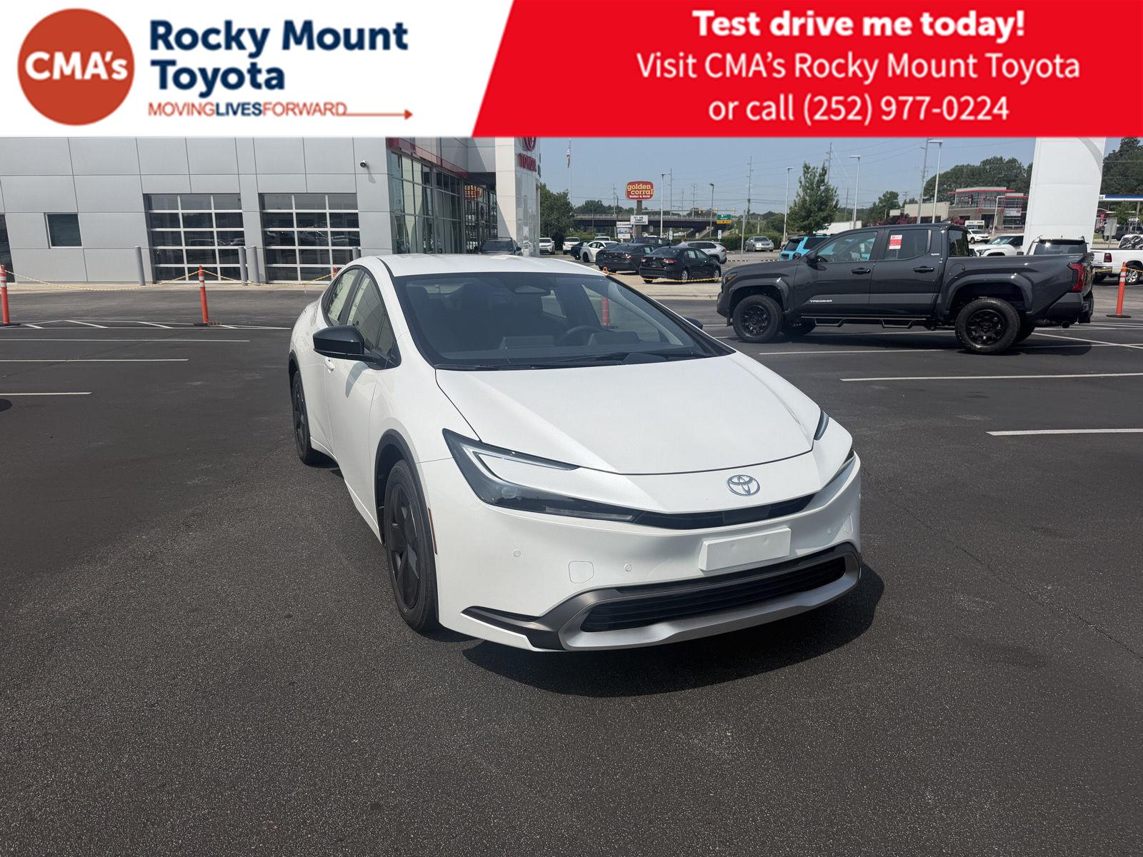 White (Wind Chill Pearl) 2026 Toyota Prius Plug-In Hybrid Hatchback Front-Wheel Drive Continuously Variable Transmission