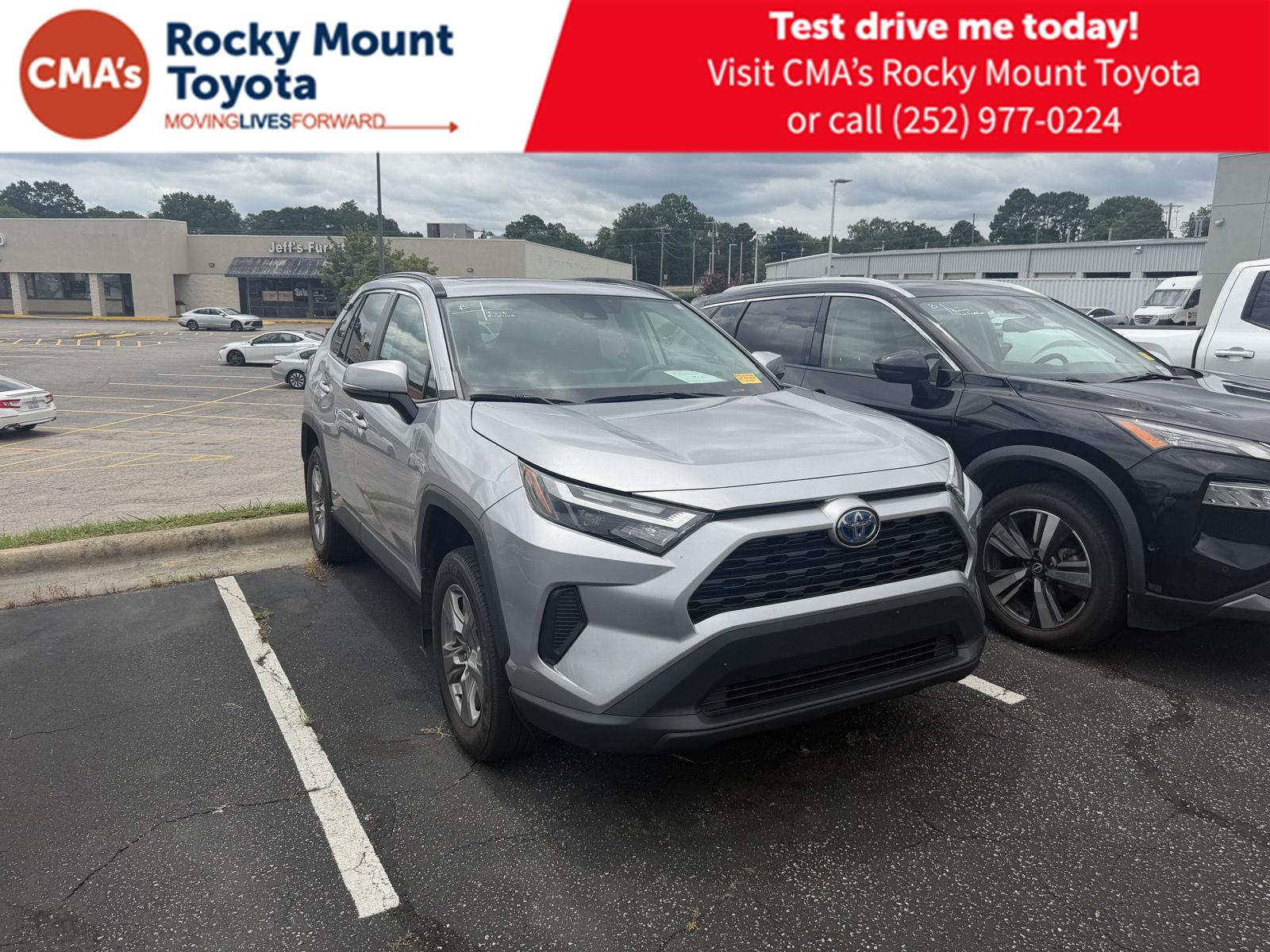 Silver Sky Metallic 2024 Toyota RAV4 Hybrid SUV / Crossover All-Wheel Drive Continuously Variable Transmission