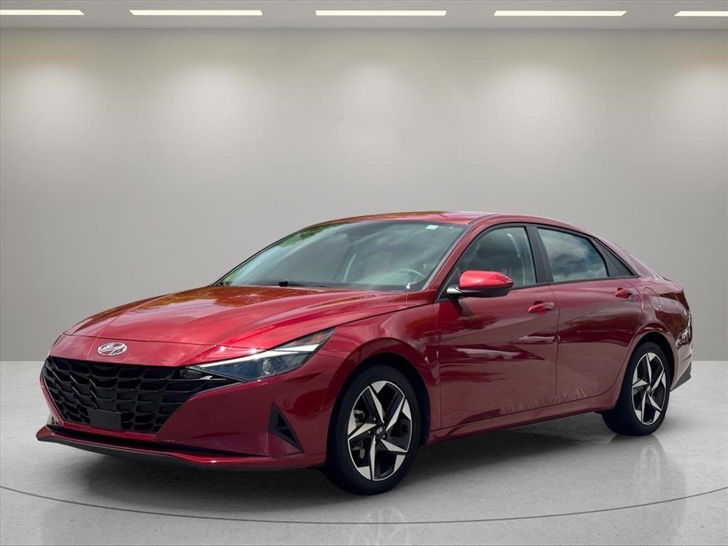 Ultimate Red 2023 Hyundai Elantra Sedan Front-Wheel Drive Continuously Variable Transmission