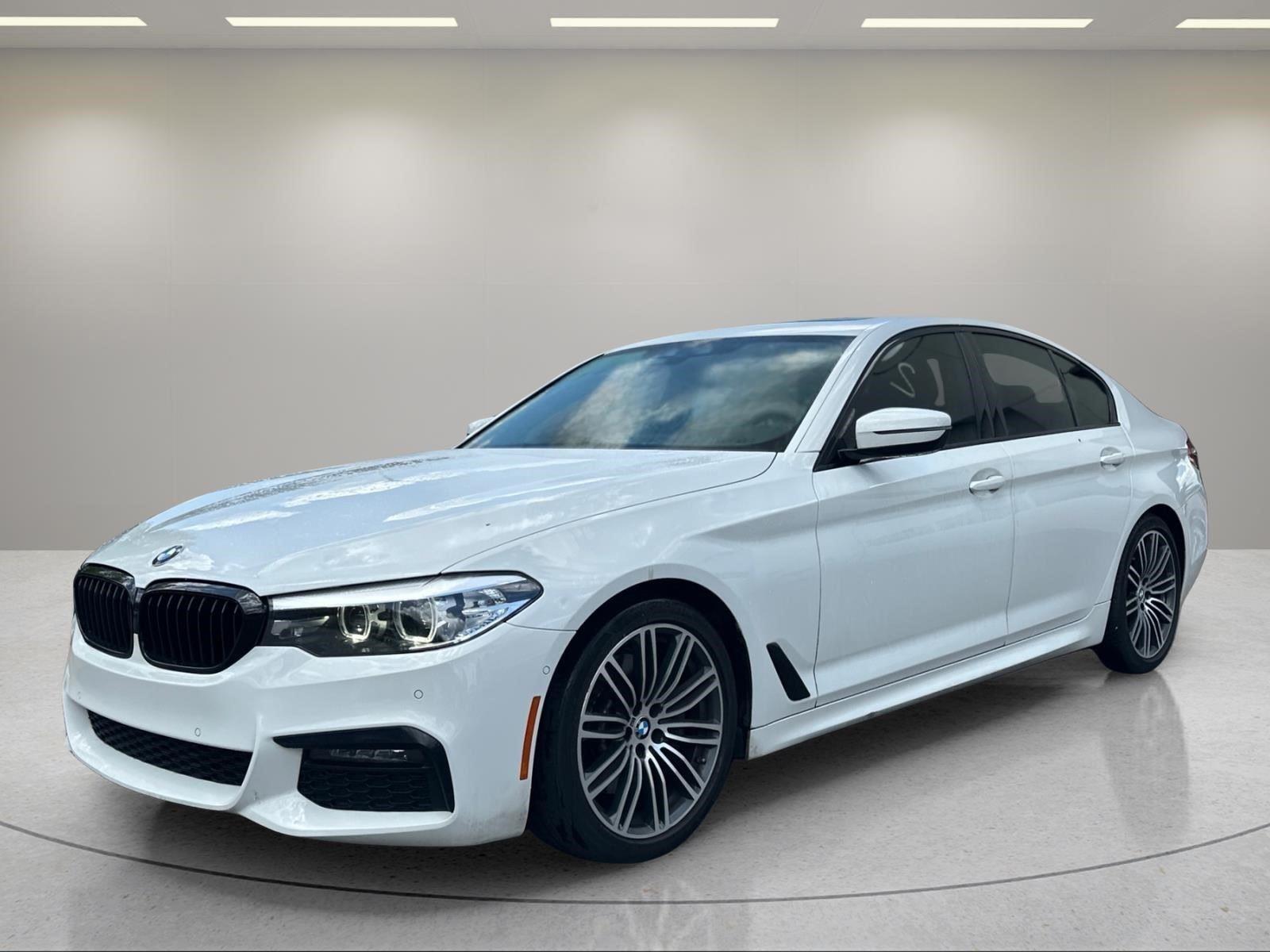 Alpine White 2019 BMW 5 Series Sedan Rear-Wheel Drive Automatic