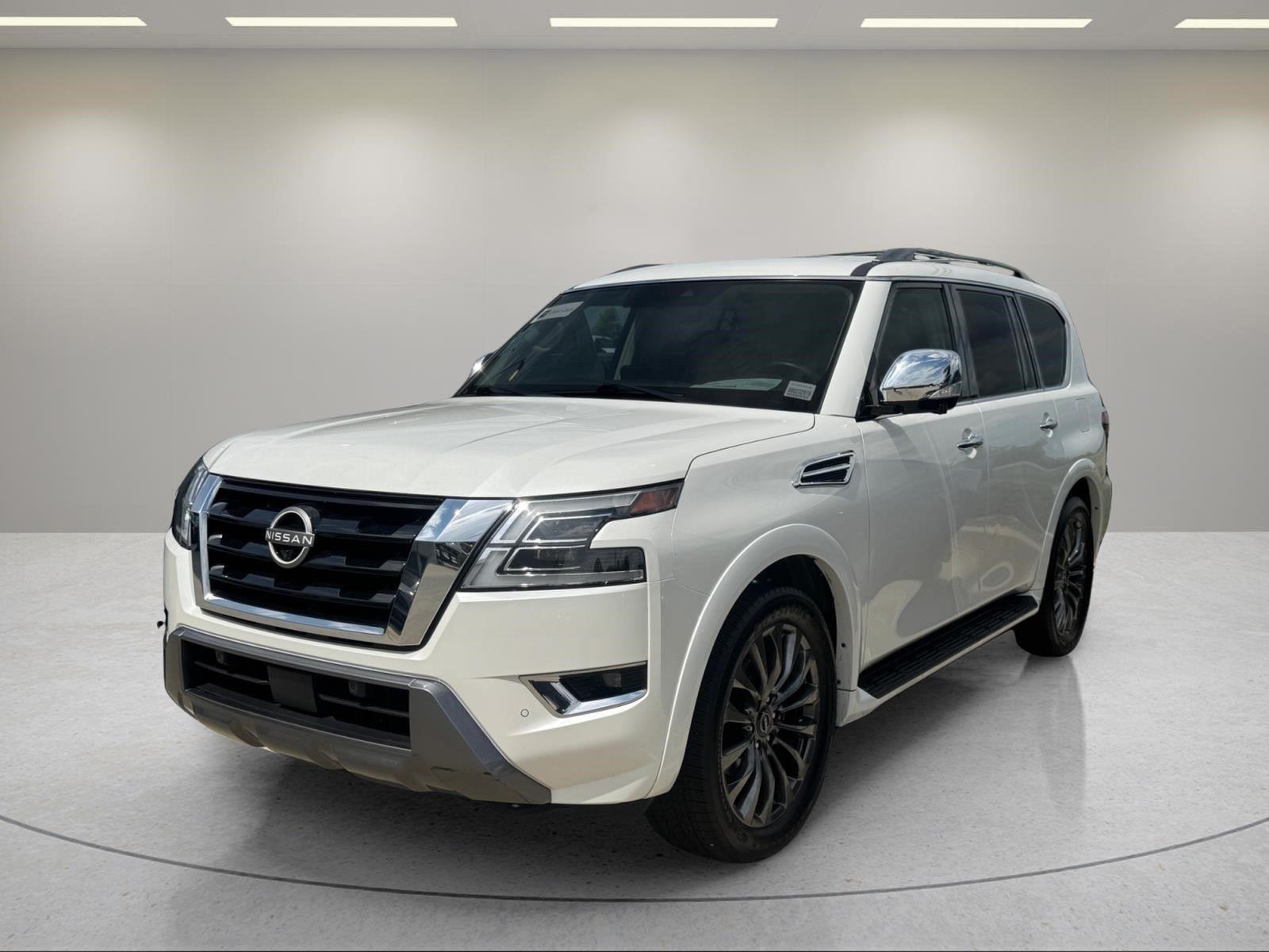 Aspen White Tricoat 2023 Nissan Armada SUV / Crossover Four-Wheel Drive Automatic