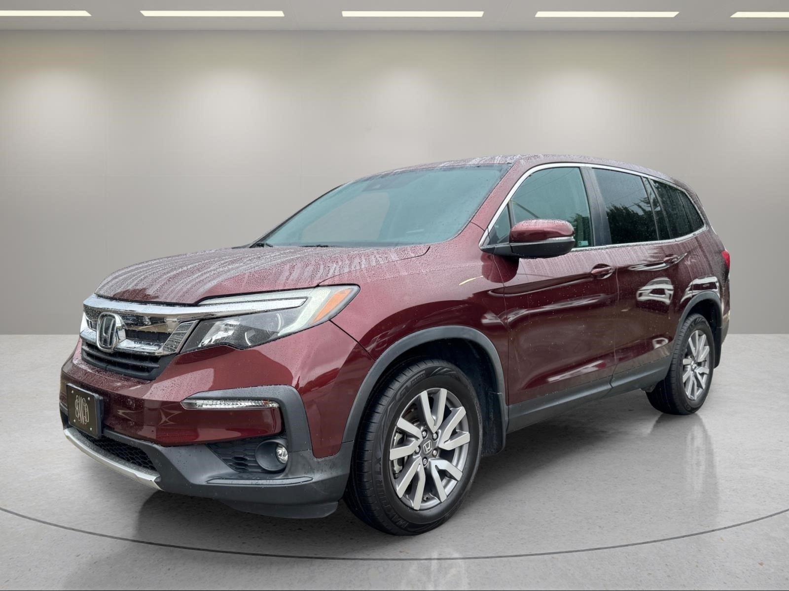 Red (Deep Scarlet Pearl) 2019 Honda Pilot SUV / Crossover Front-Wheel Drive Automatic