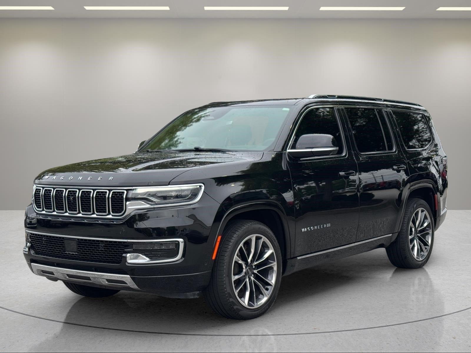 Diamond Black Crystal Pearlcoat 2023 Jeep Wagoneer SUV / Crossover 4X2 8-Speed Automatic