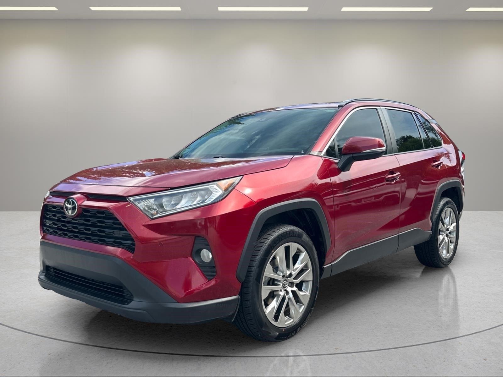 Red (Ruby Flare Pearl) 2019 Toyota RAV4 SUV / Crossover Front-Wheel Drive Automatic