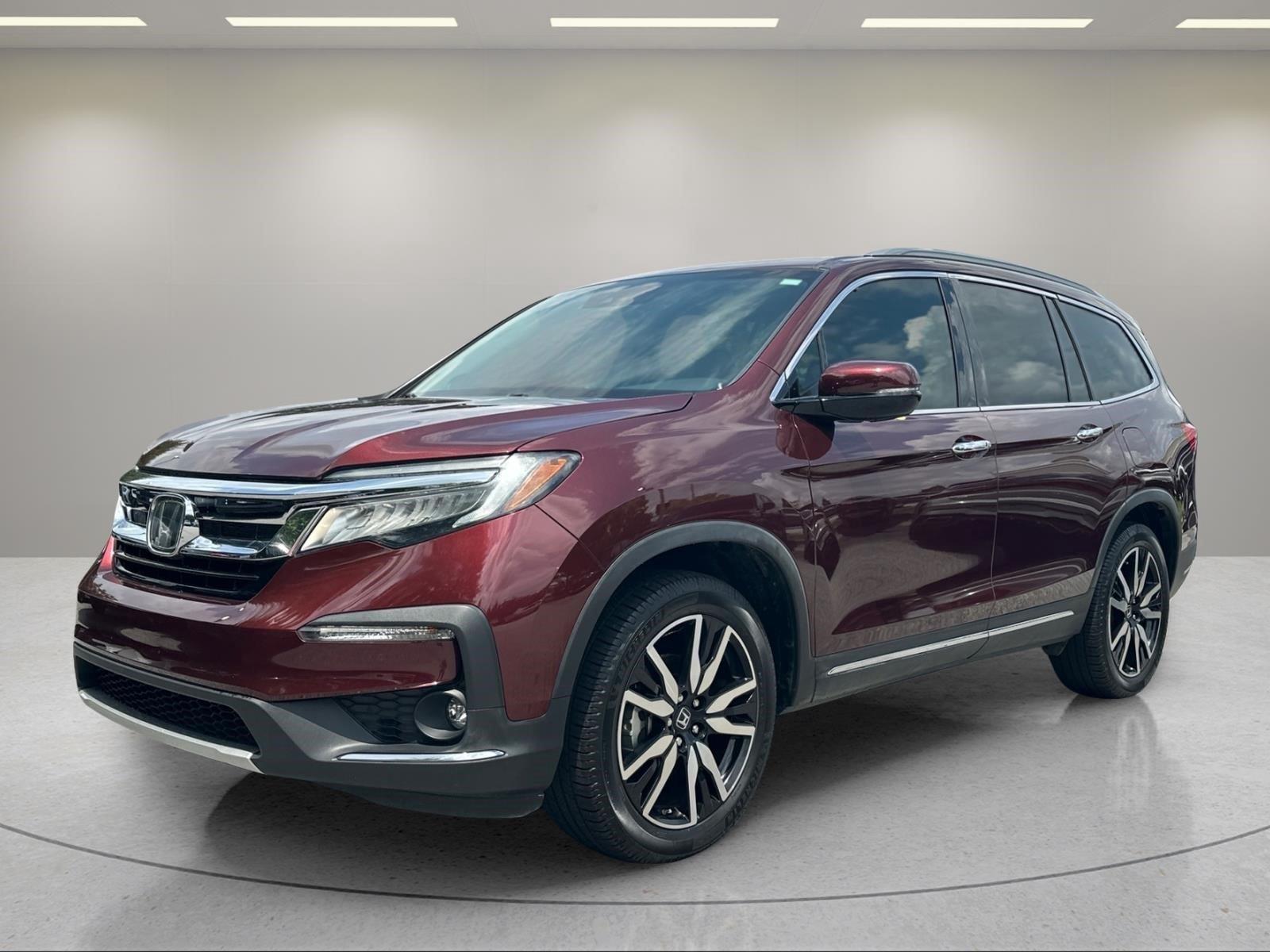 Red (Deep Scarlet Pearl) 2021 Honda Pilot SUV / Crossover Front-Wheel Drive 9-Speed Automatic