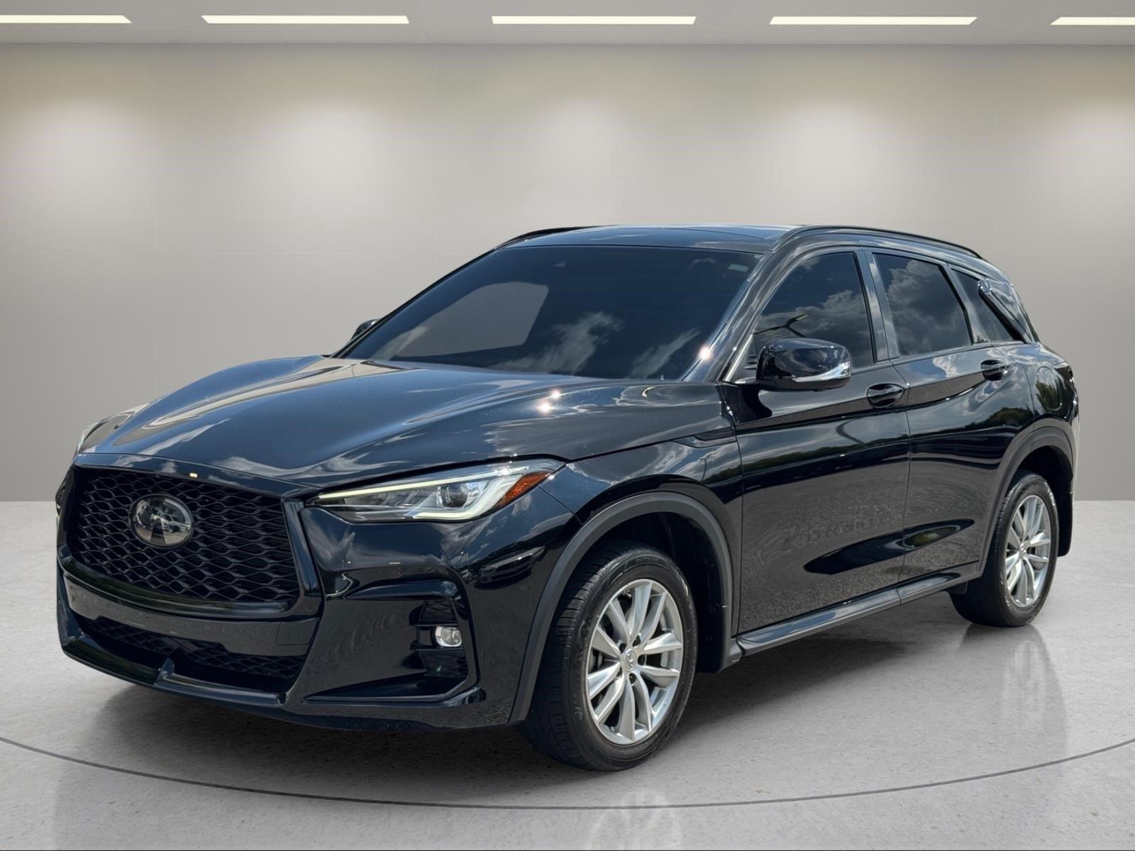 Black Obsidian 2024 INFINITI QX50 SUV / Crossover Front-Wheel Drive Continuously Variable Transmission
