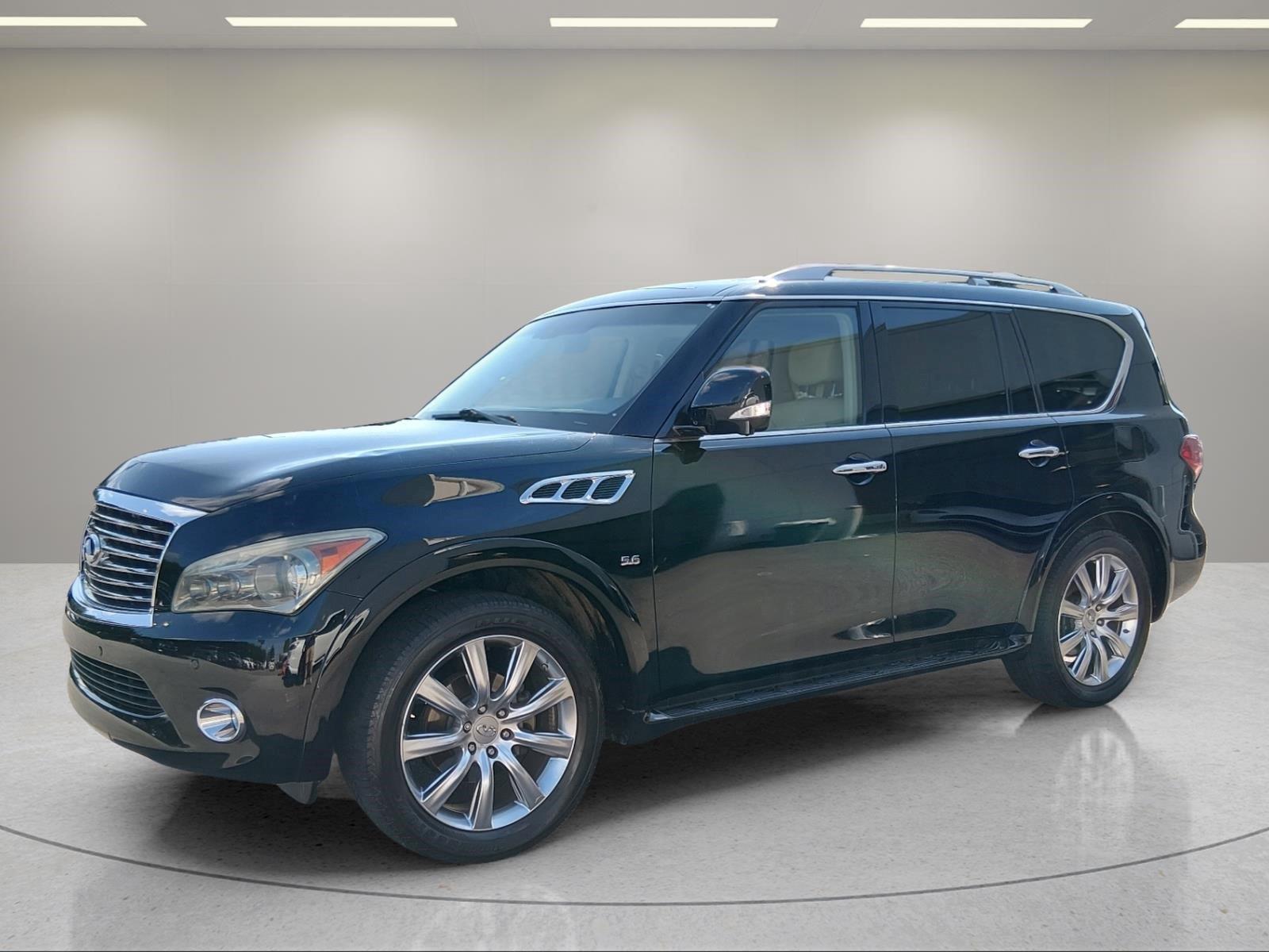 Black Obsidian 2014 INFINITI QX80 SUV / Crossover Rear-Wheel Drive Automatic