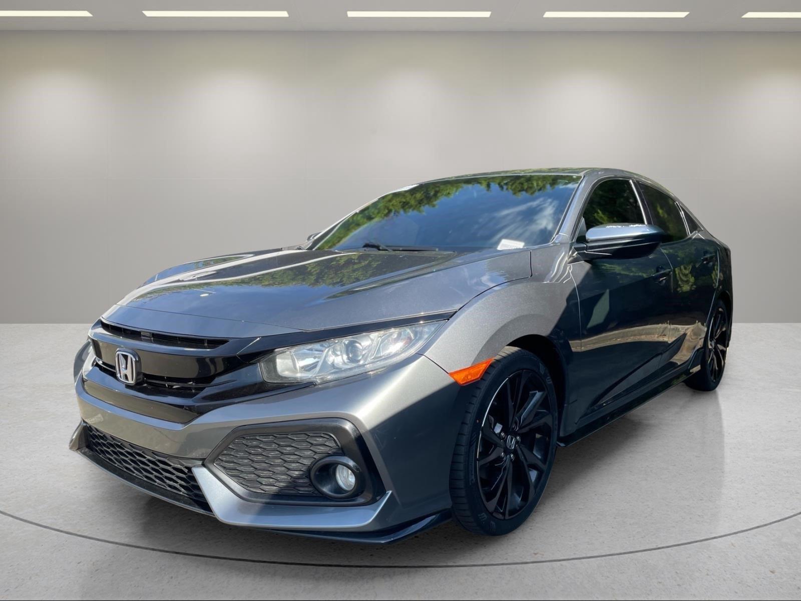 Polished Metal Metallic 2018 Honda Civic Hatchback Hatchback Front-Wheel Drive Manual