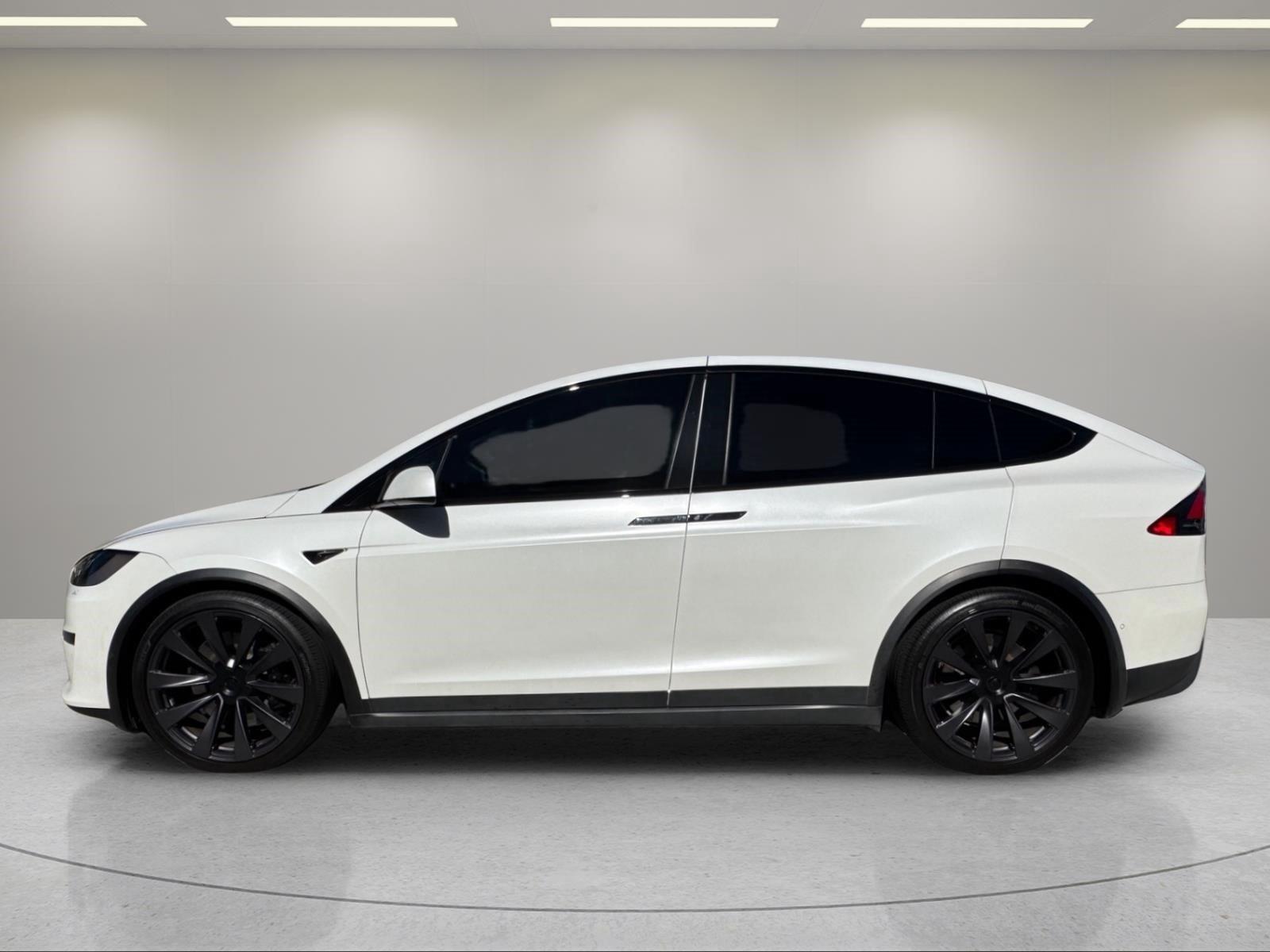 Pearl White Multi-Coat 2022 Tesla Model X SUV / Crossover All-Wheel Drive Automatic