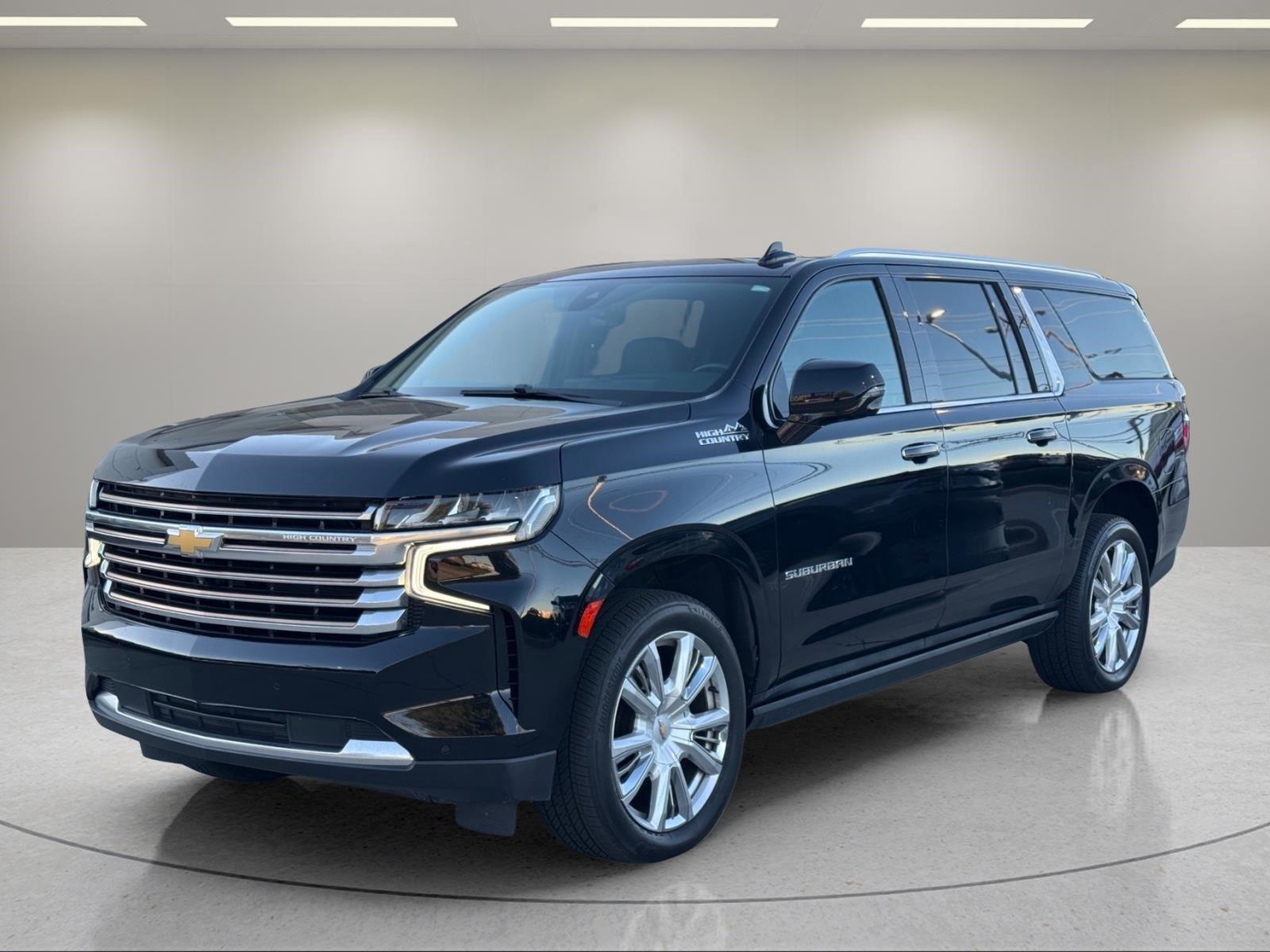 Black 2021 Chevrolet Suburban SUV / Crossover Four-Wheel Drive Automatic