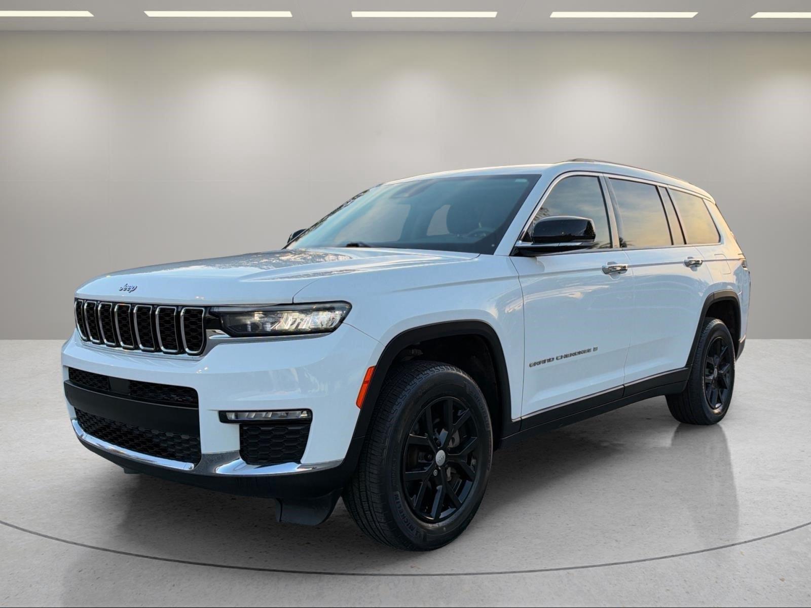 Bright White Clearcoat 2021 Jeep Grand Cherokee L SUV / Crossover Four-Wheel Drive 8-Speed Automatic