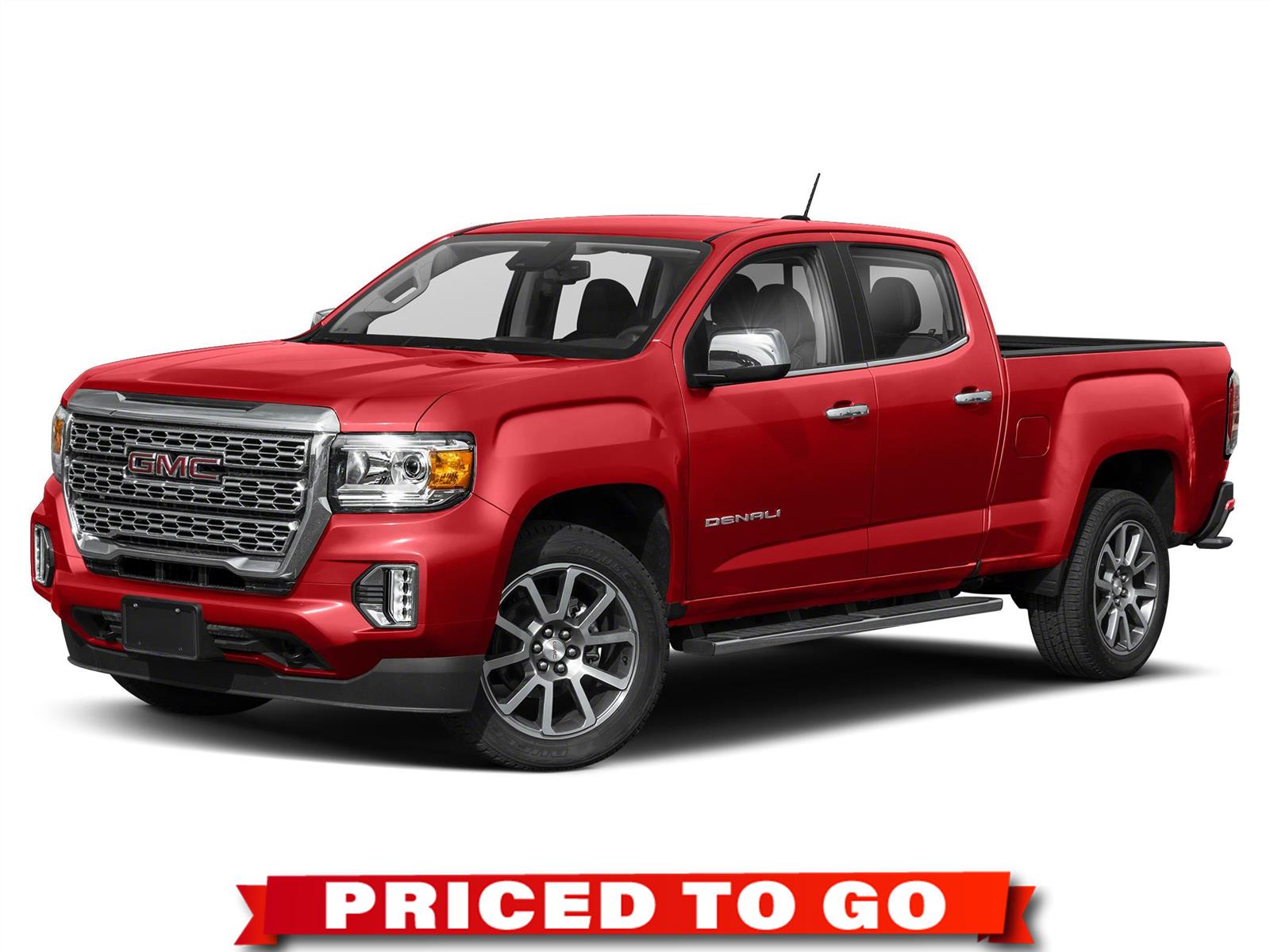 Cayenne Red Tintcoat 2021 GMC Canyon Denali Crew Cab 4WD Pickup Truck Four-Wheel Drive 8-Speed Automatic
