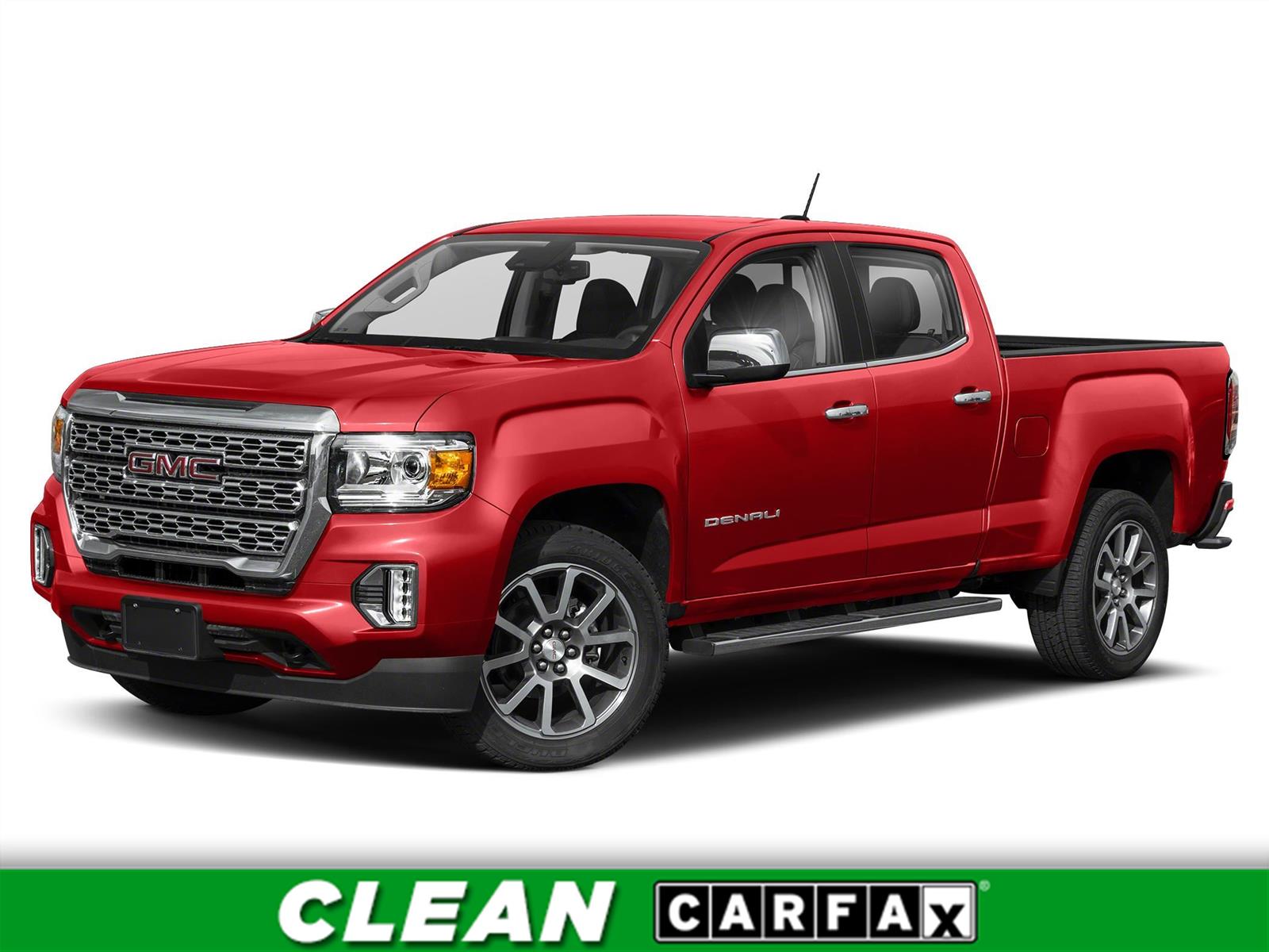 Cayenne Red Tintcoat 2021 GMC Canyon Denali Crew Cab 4WD Pickup Truck Four-Wheel Drive 8-Speed Automatic