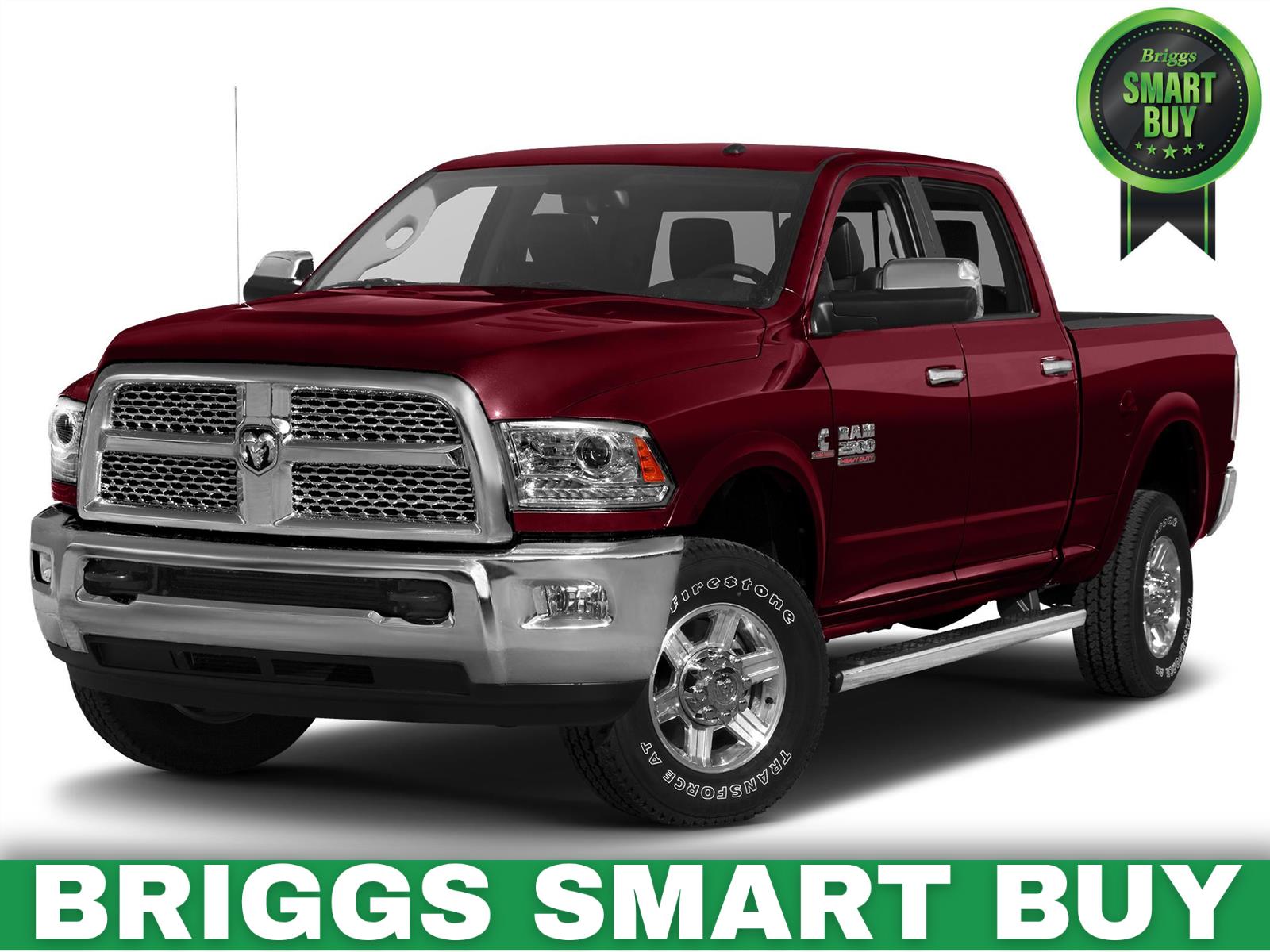 Deep Cherry Red Crystal Pearlcoat 2015 RAM 2500 Pickup Truck Four-Wheel Drive 6-Speed Automatic