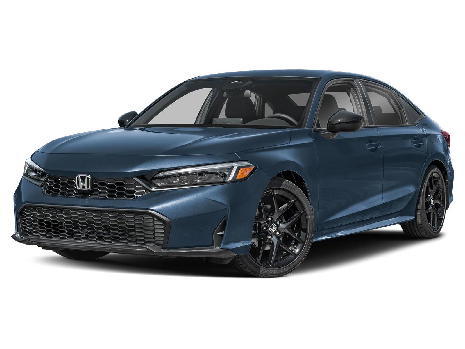 Blue Lagoon Pearl 2025 Honda Civic Sport FWD Sedan Front-Wheel Drive Continuously Variable Transmission