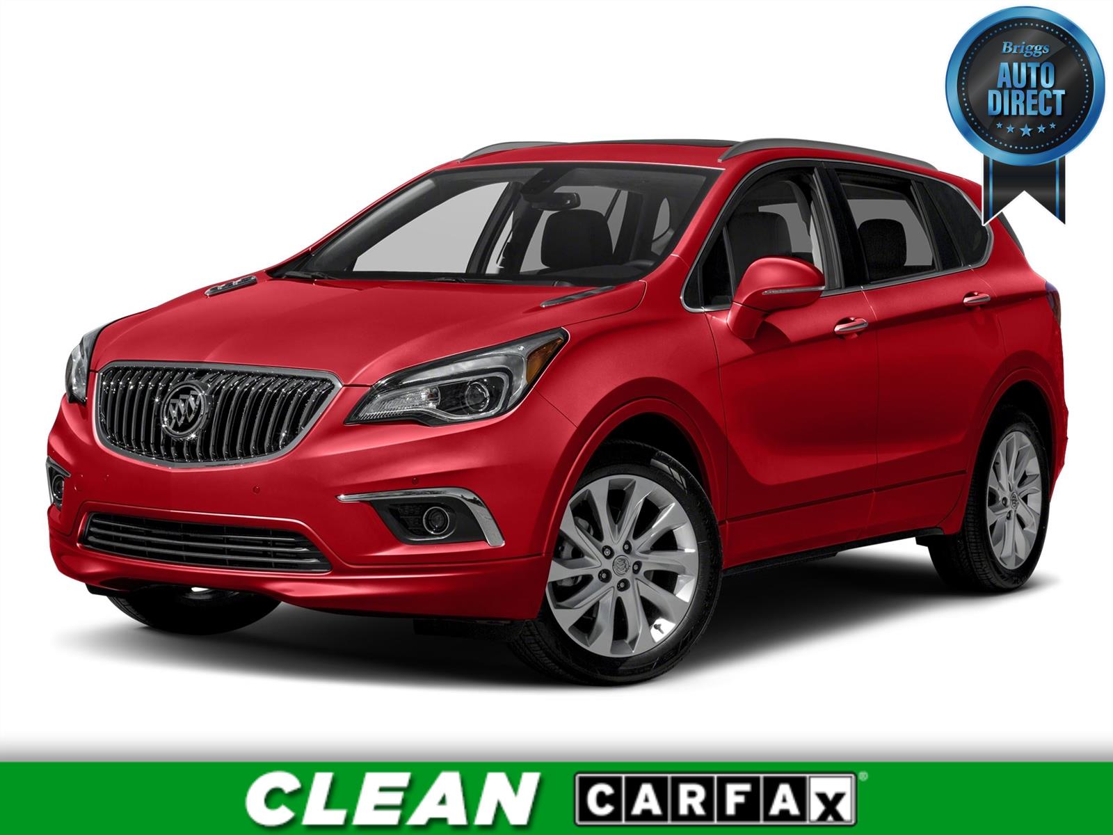 Chili Red Metallilc 2017 Buick Envision SUV / Crossover All-Wheel Drive 6-Speed Automatic