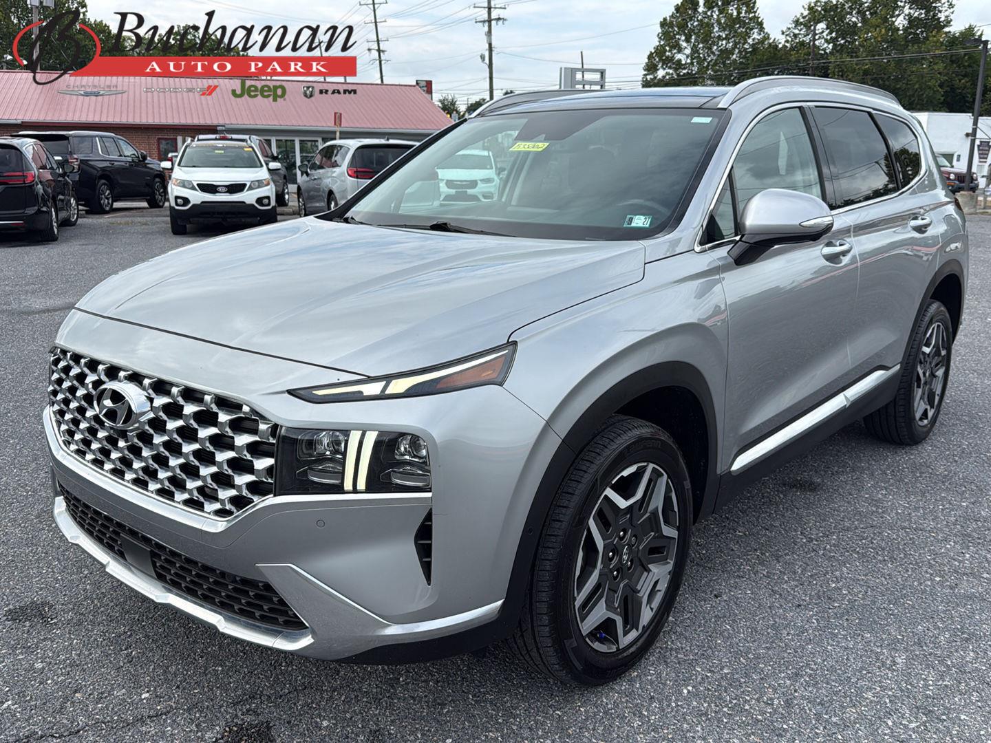 Shimmering Silver 2023 Hyundai Santa Fe SUV / Crossover All-Wheel Drive Automatic