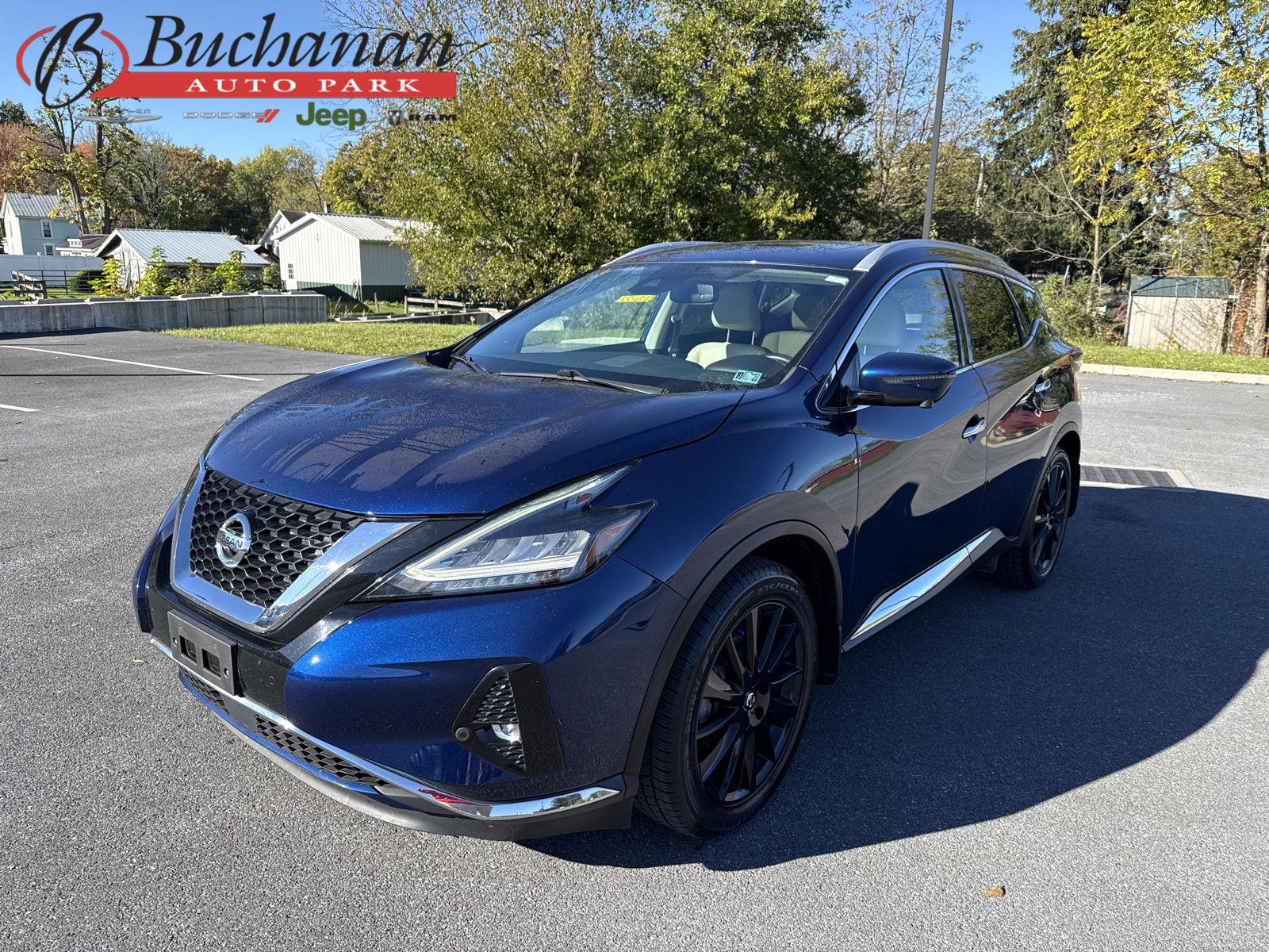 Deep Blue Pearl 2020 Nissan Murano SUV / Crossover All-Wheel Drive Continuously Variable Transmission