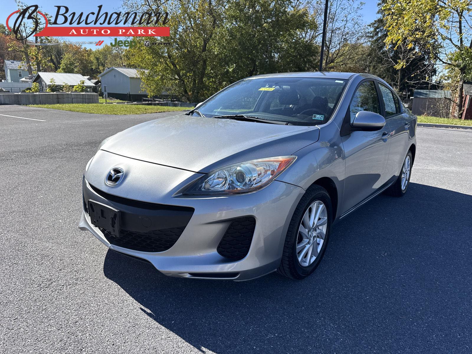 Liquid Silver Metallic 2012 Mazda MAZDA3 Sedan Front-Wheel Drive Automatic