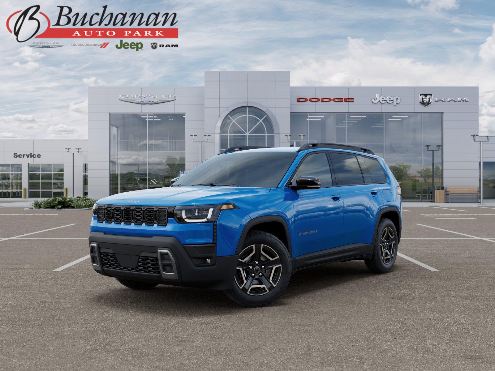 Hydro Blue Pearlcoat 2026 Jeep Cherokee SUV / Crossover Four-Wheel Drive Automatic