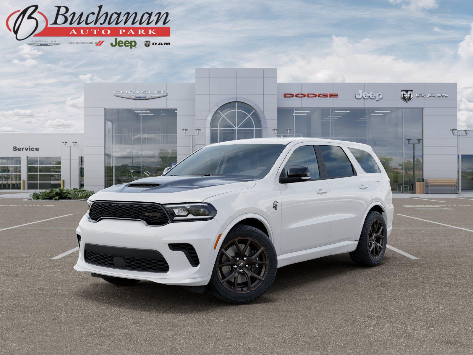 White Knuckle Clearcoat 2026 Dodge Durango SUV / Crossover All-Wheel Drive 8-Speed Automatic