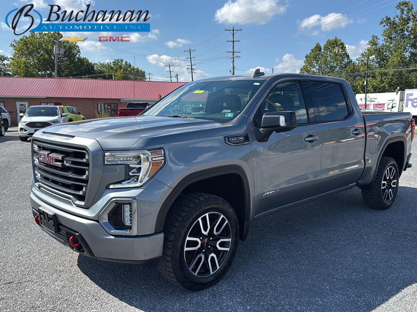 Gray (Satin Steel Metallic) 2021 GMC Sierra 1500 Pickup Truck Four-Wheel Drive Automatic