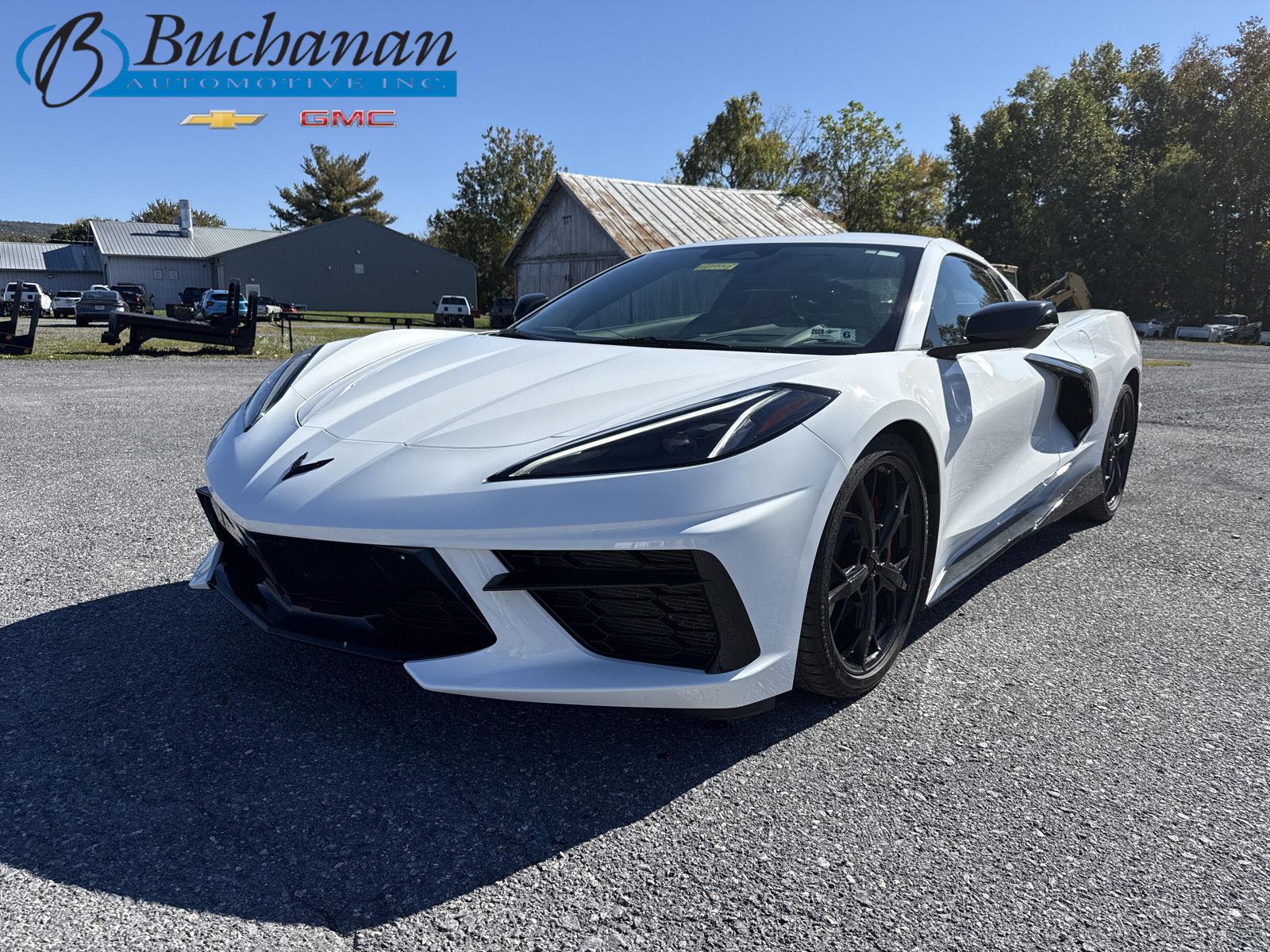 Arctic White 2024 Chevrolet Corvette Coupe Rear-Wheel Drive 8-Speed Dual Clutch