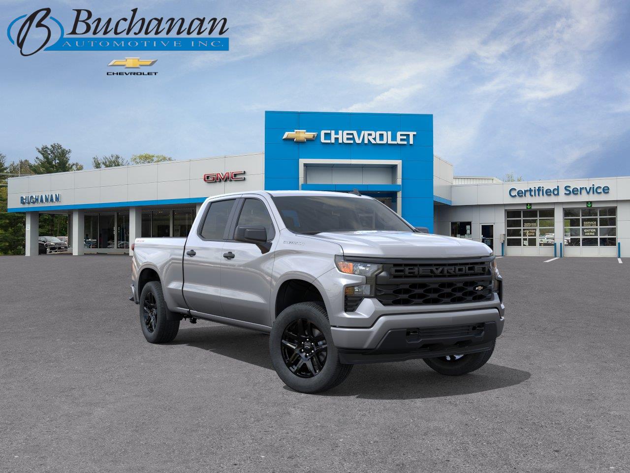 Sterling Gray Metallic 2026 Chevrolet Silverado 1500 Pickup Truck Four-Wheel Drive 8-Speed Automatic