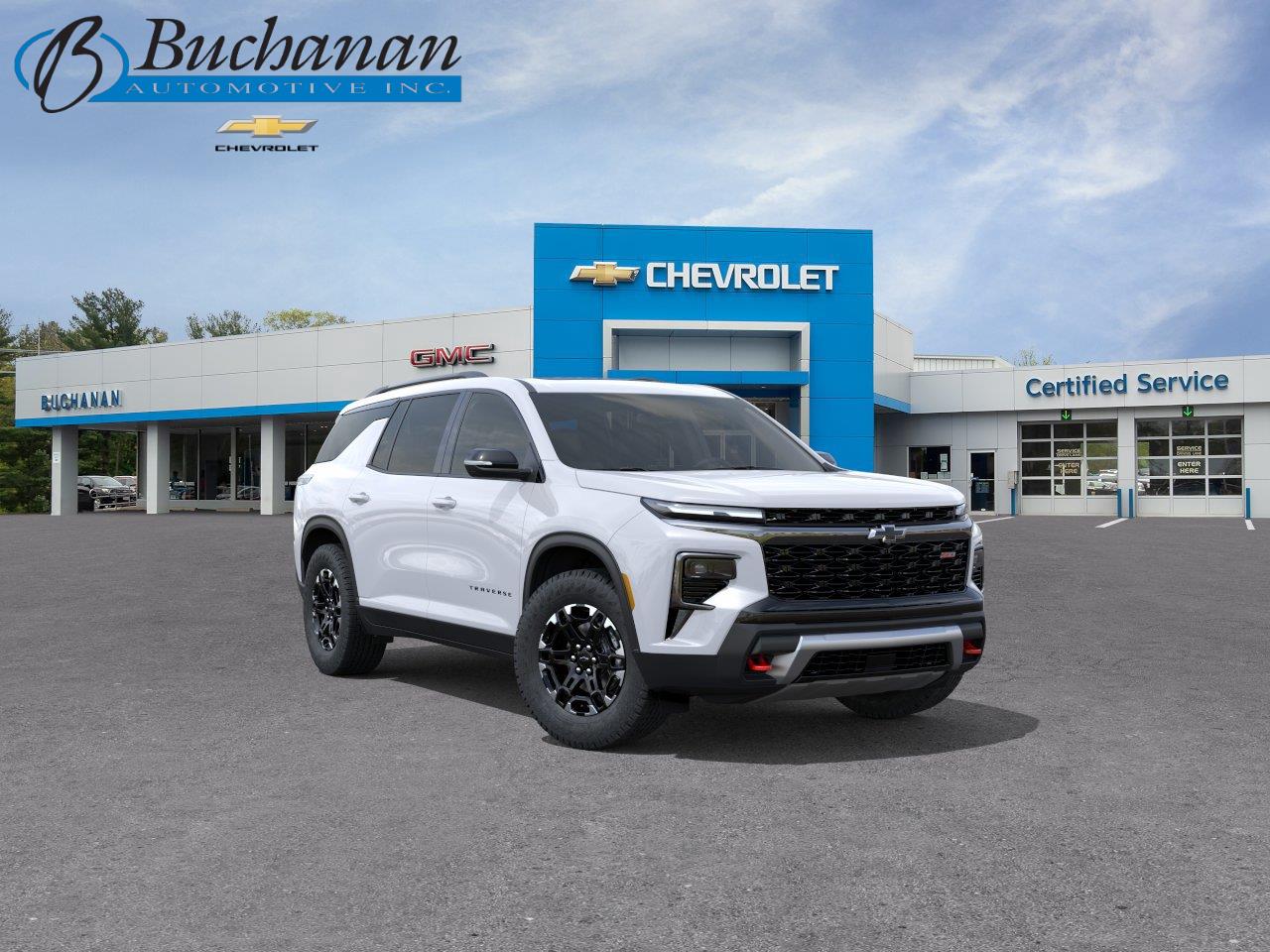 Polar White Tricoat 2027 Chevrolet Traverse SUV / Crossover Four-Wheel Drive 8-Speed Automatic