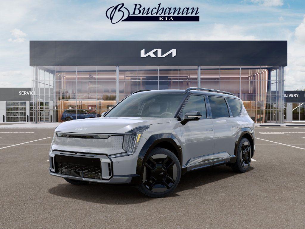 Wolf Gray/Ebony Black Roof 2026 Kia EV9 GT-Line AWD SUV / Crossover All-Wheel Drive Automatic