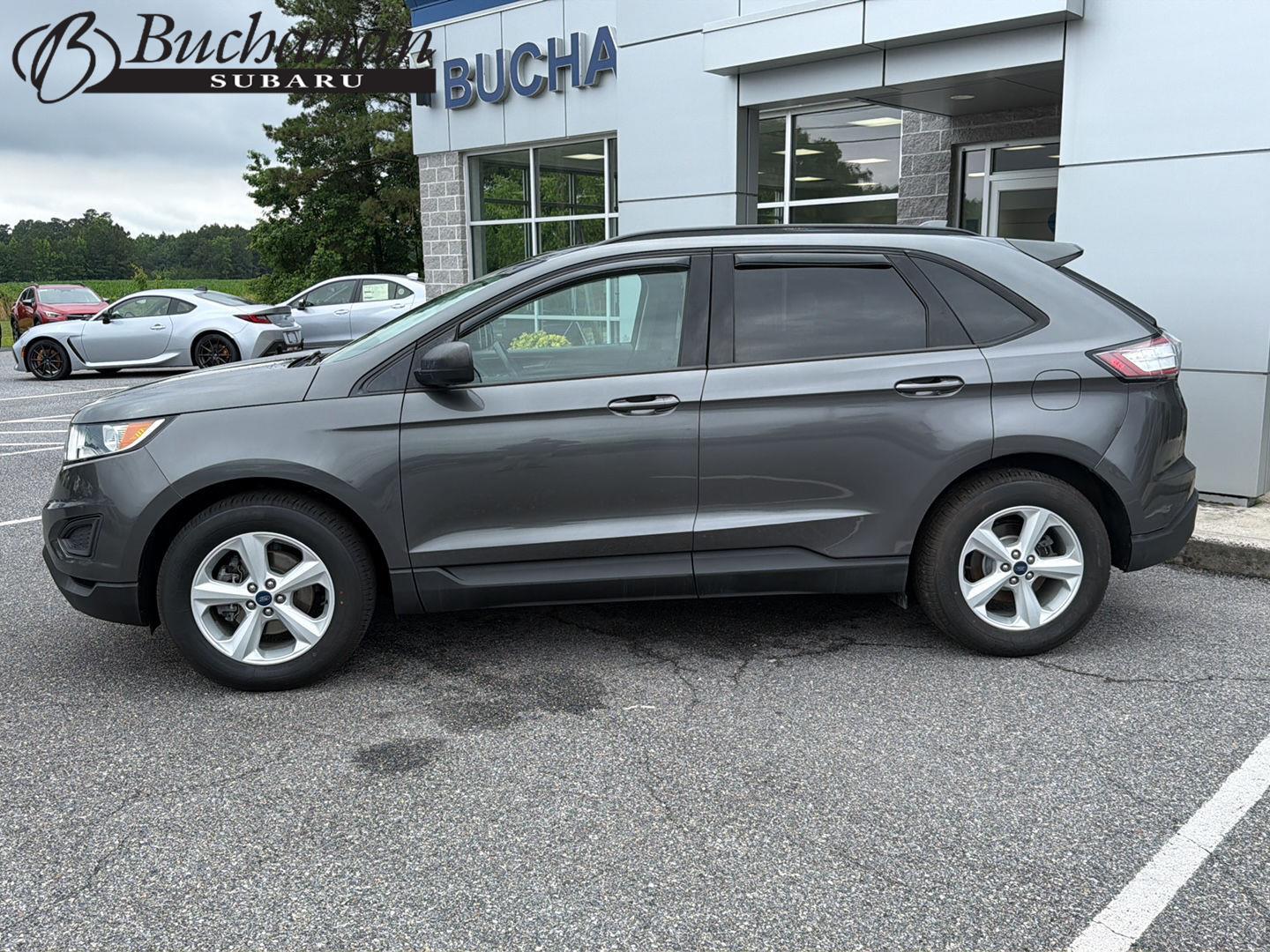Ingot Silver Metallic 2017 Ford Edge SUV / Crossover Front-Wheel Drive 6-Speed Automatic