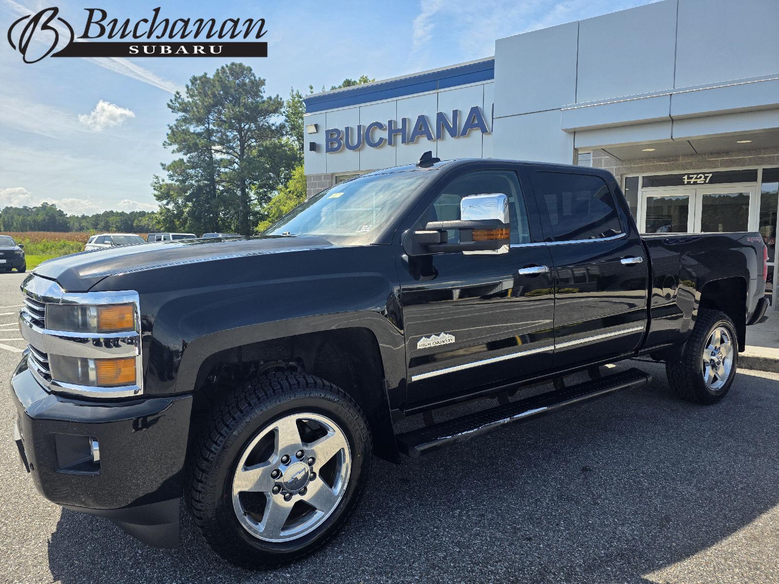 Black 2015 Chevrolet Silverado 2500HD Pickup Truck Four-Wheel Drive 6-Speed Automatic