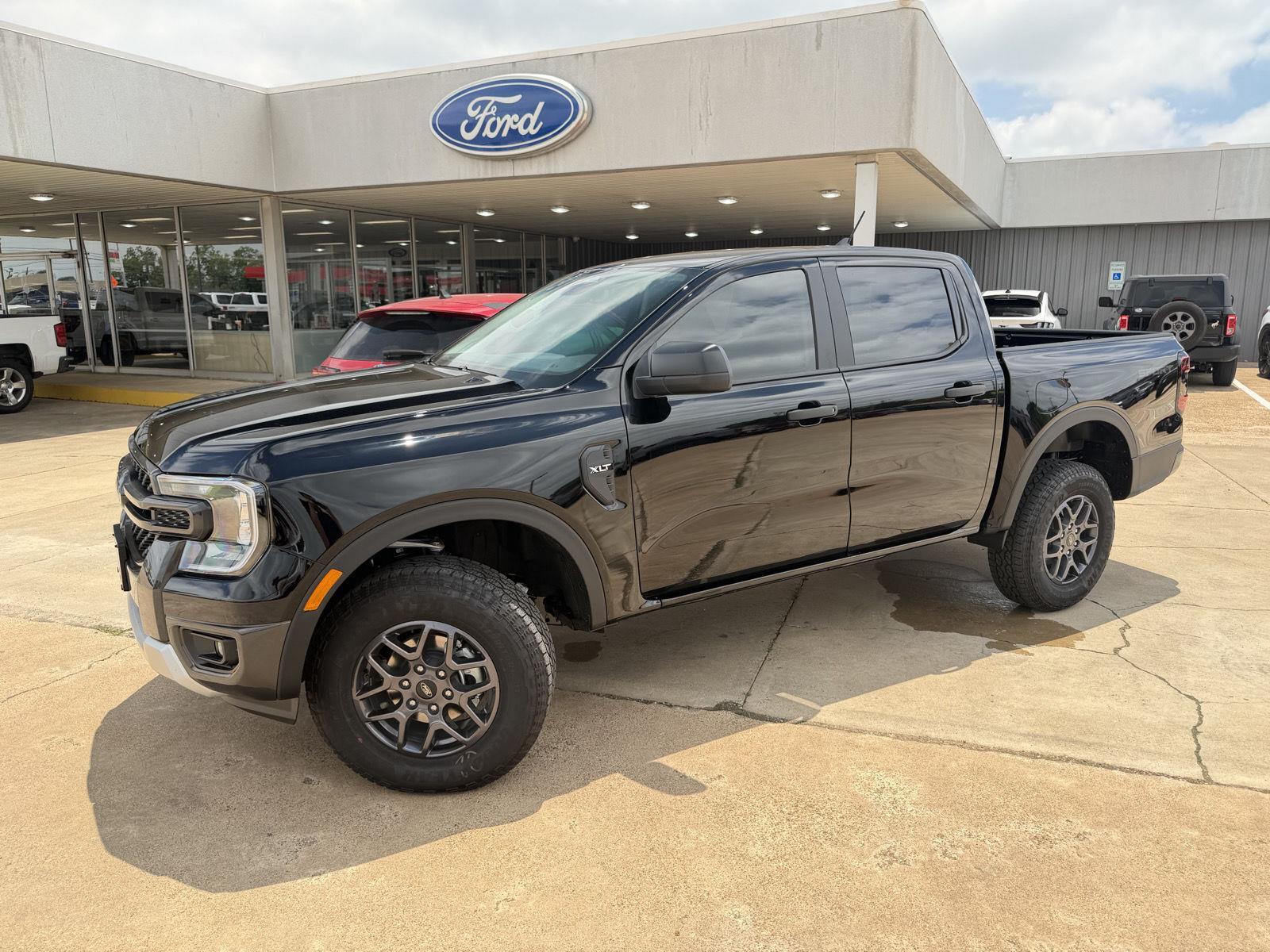 Shadow Black 2026 Ford Ranger XLT SuperCrew RWD Pickup Truck 4X2 Automatic